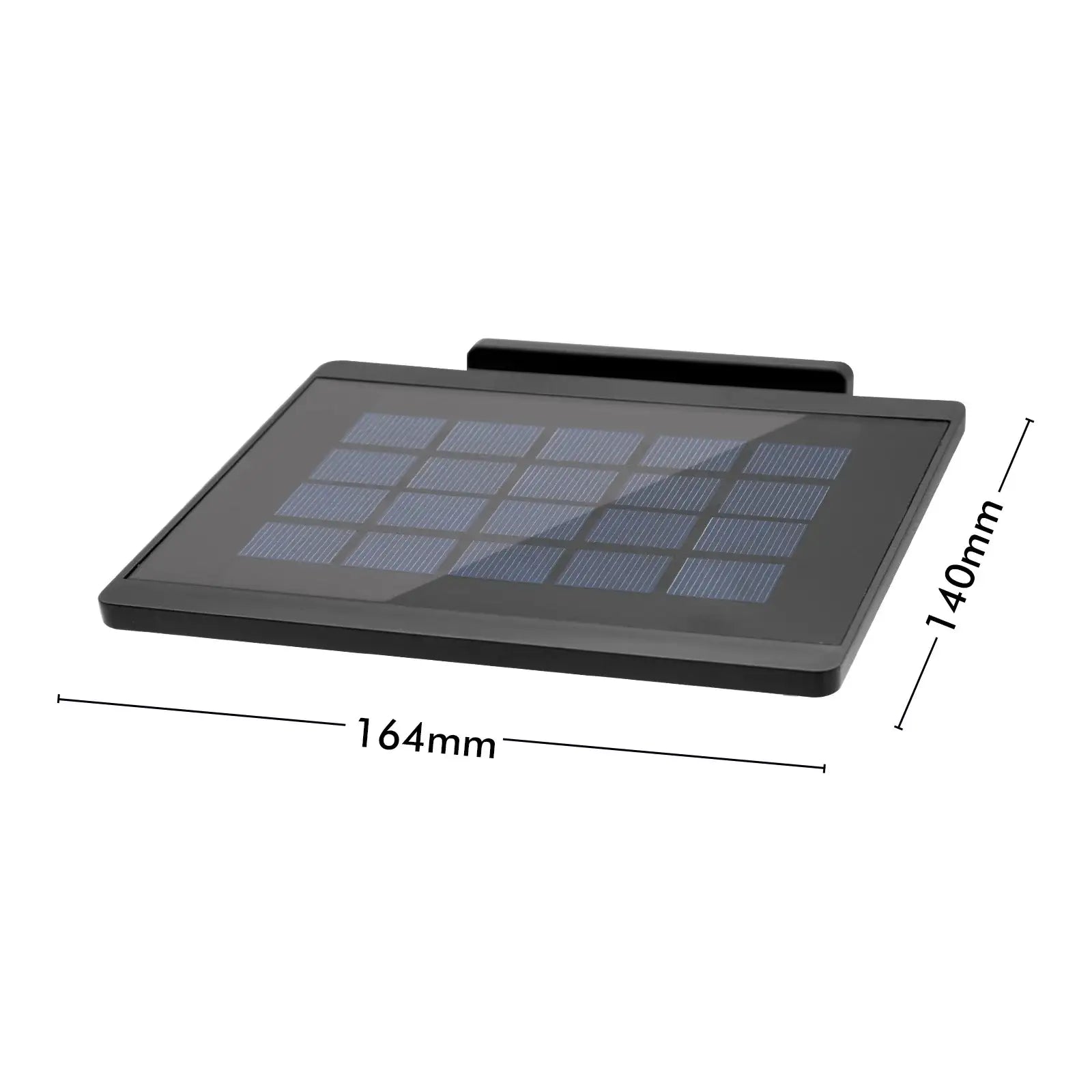 Arlec Surnia 500 lumen black solar hybrid floodlight – motion sensor outdoor light with 10m detection and IP44 rating