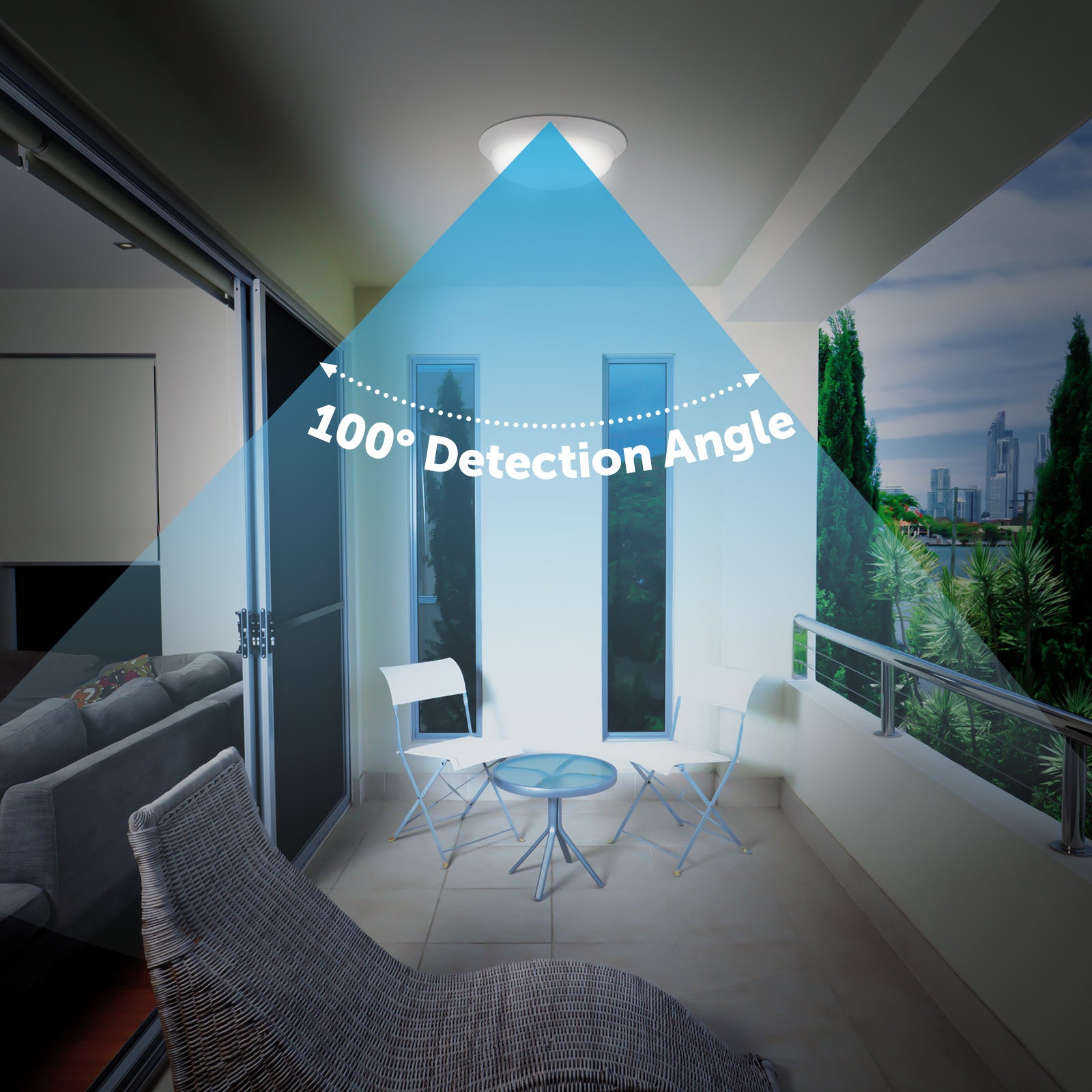 Arlec DIY Oyster Sensor Light - motion sensor light, easy DIY installation