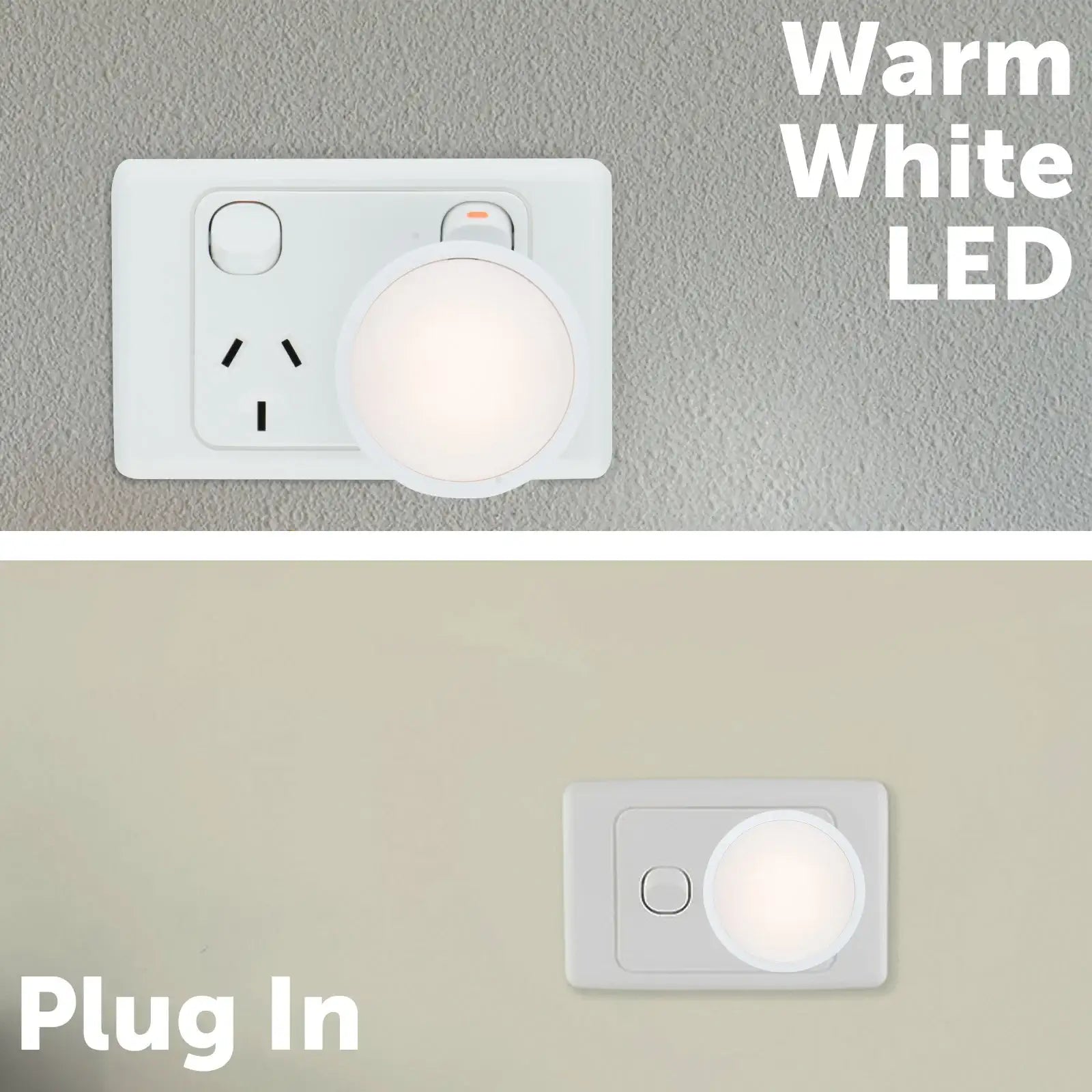 Arlec dusk to dawn LED night light twin pack with compact design and warm lighting