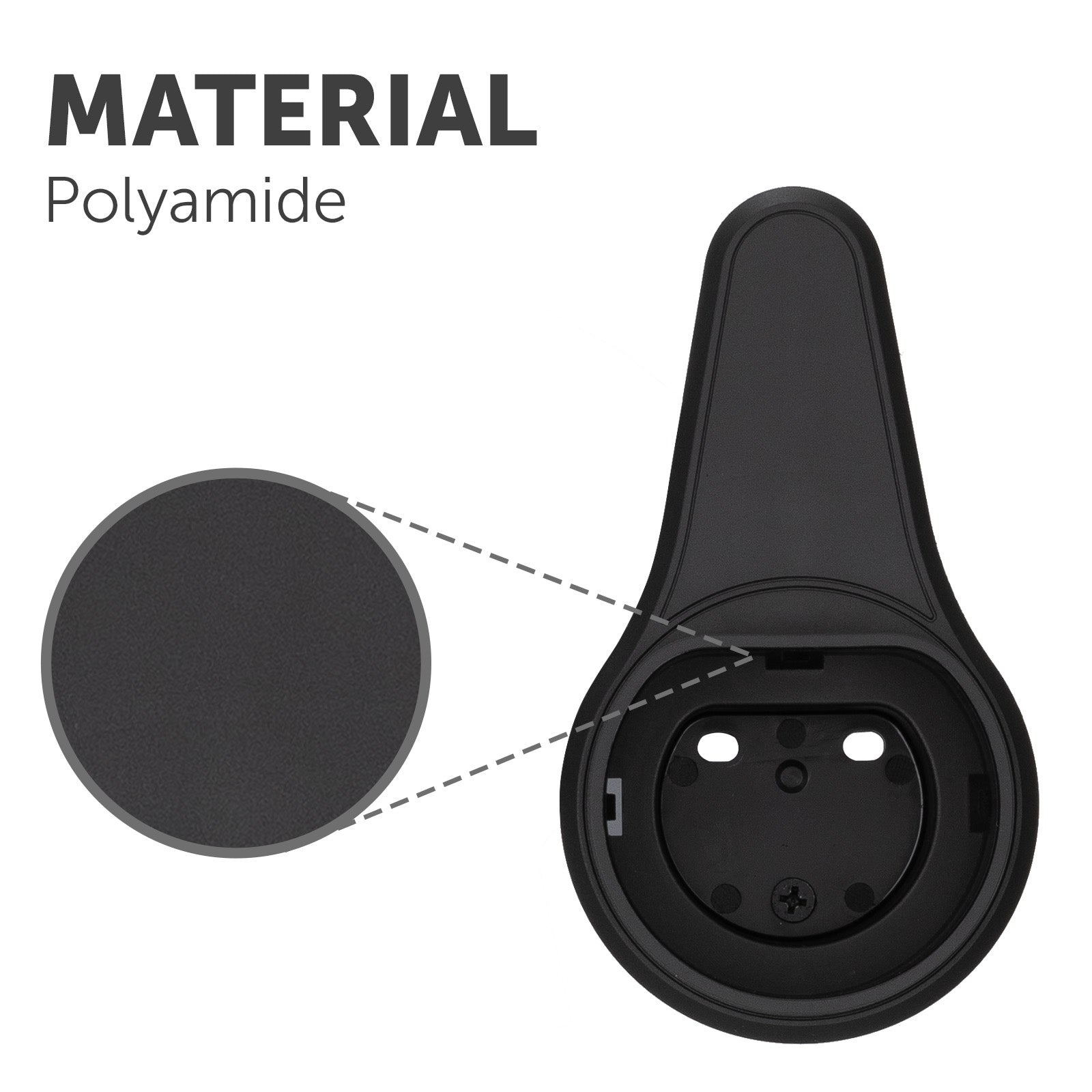 Arlec EV Wall Mount Cable Holder with Type 2 connector, secure and tidy EV charging cable storage