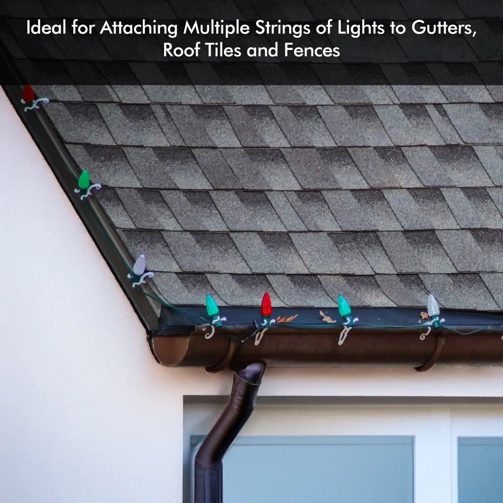 Arlec Entertainment Light Gutter Clips - outdoor lighting solution