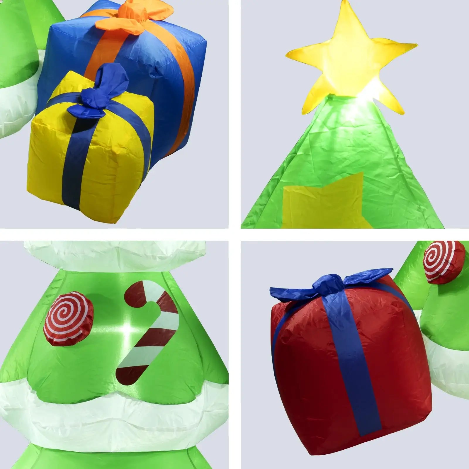 Arlec 1.8m inflatable LED Christmas tree – festive low voltage outdoor decoration with self-inflating polyester build