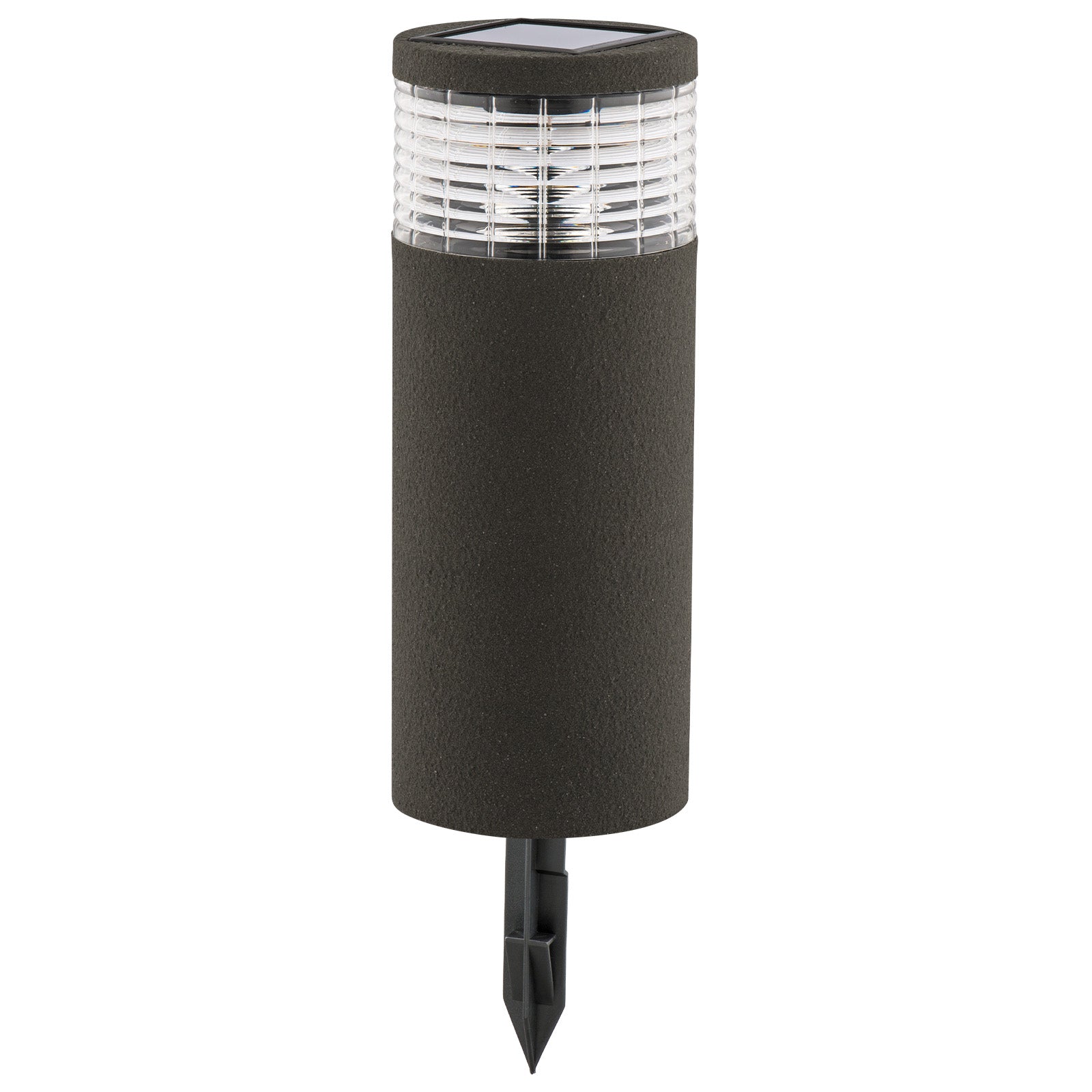 Arlec Grey Render Finish Sandor Solar Bollard Light