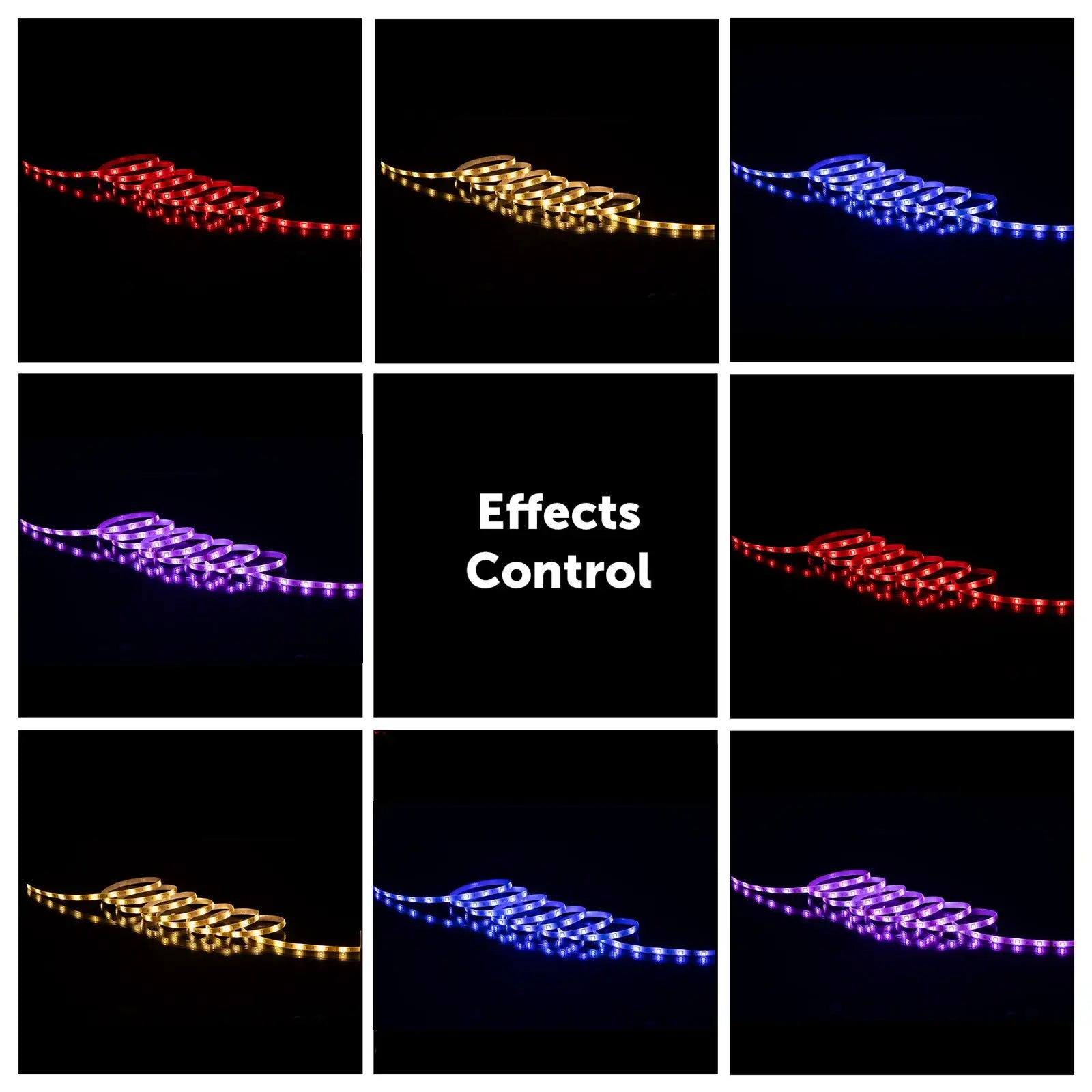 Arlec 10m RGB smart LED strip light with Grid Connect app, vibrant color control