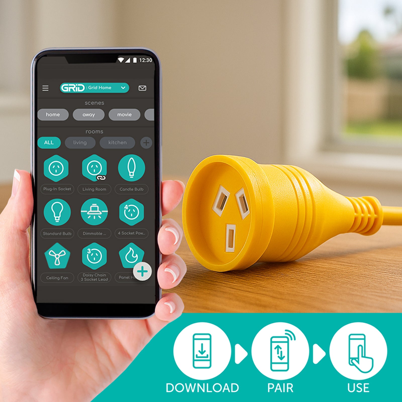 Arlec Smart 20m Extra Heavy Duty Extension Lead with Timer and Wi-Fi control