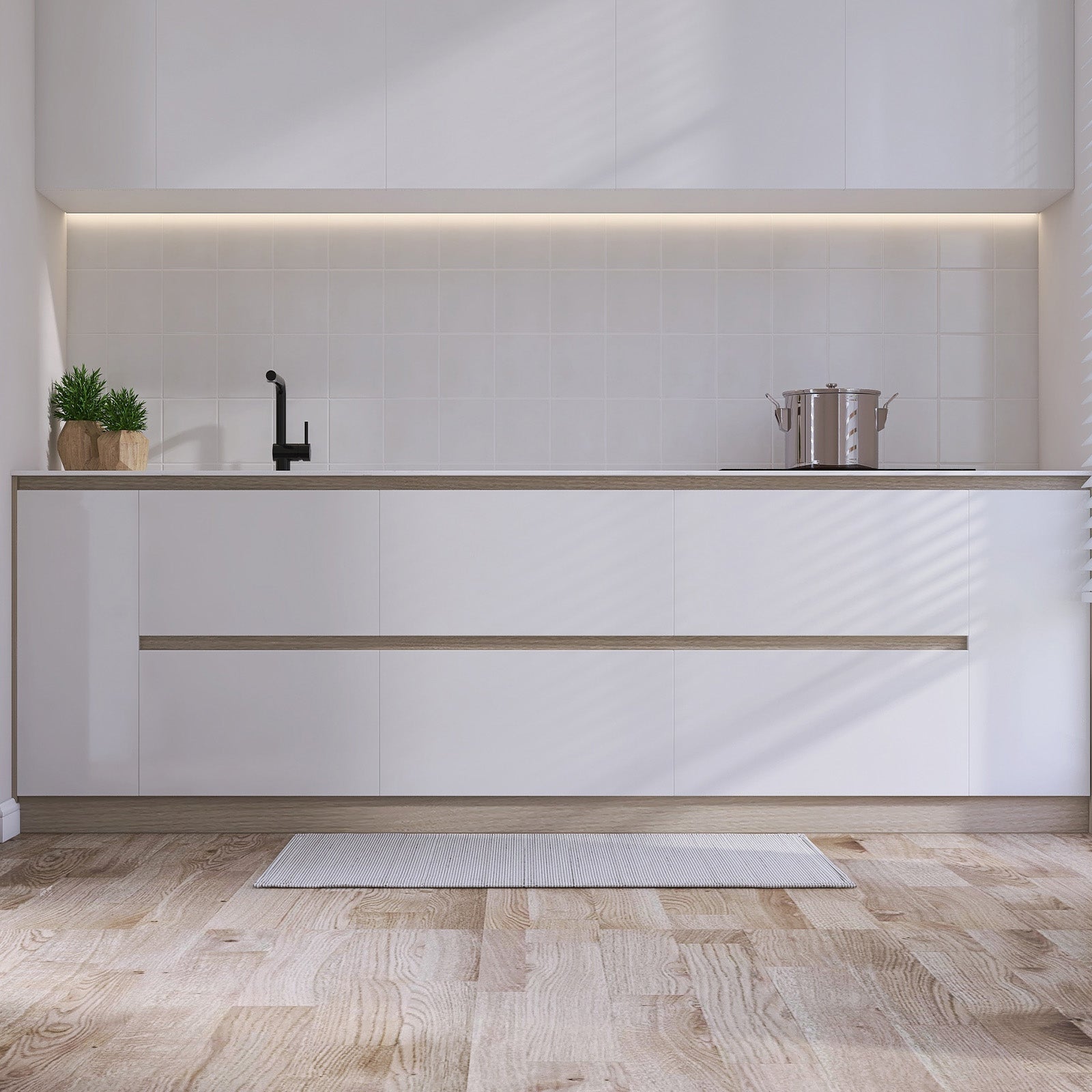 2m RGB LED strip light with sound sync, Wi-Fi control, customizable segments, and ambient effects