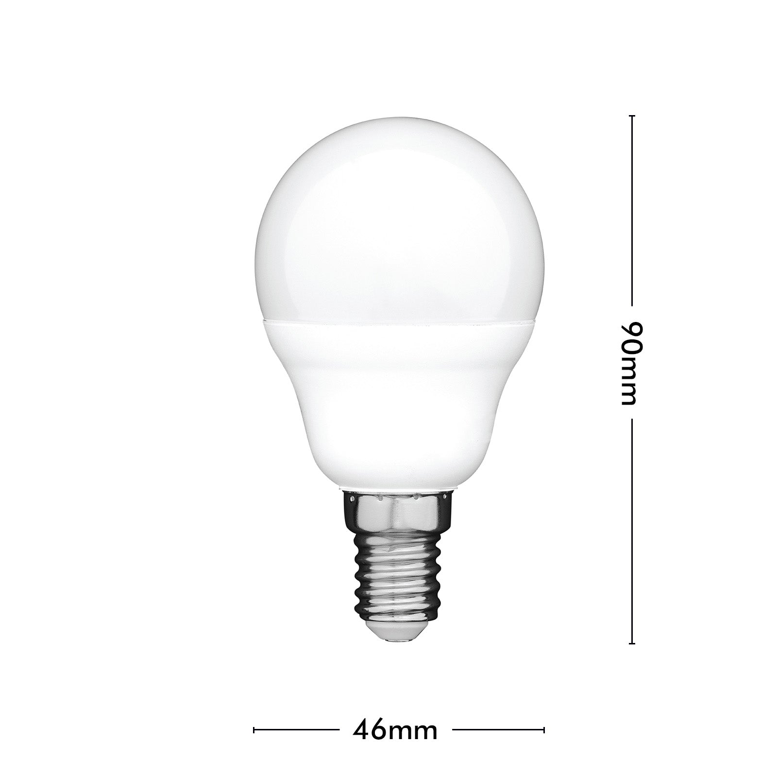 Arlec 4W warm white fancy round SES smart globe – app-controlled Wi-Fi LED bulb