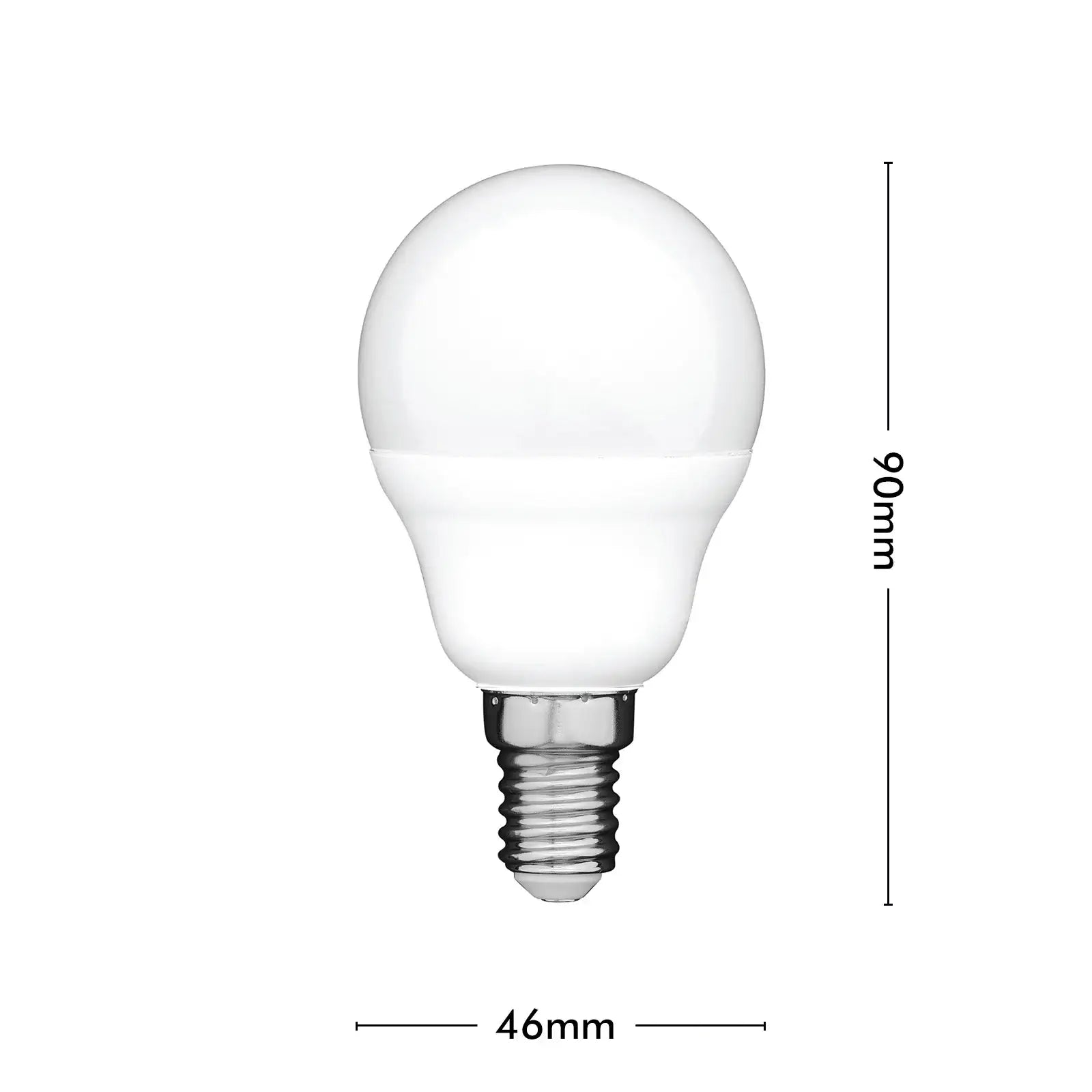 Arlec 4W warm white fancy round SES smart globe – app-controlled Wi-Fi LED bulb