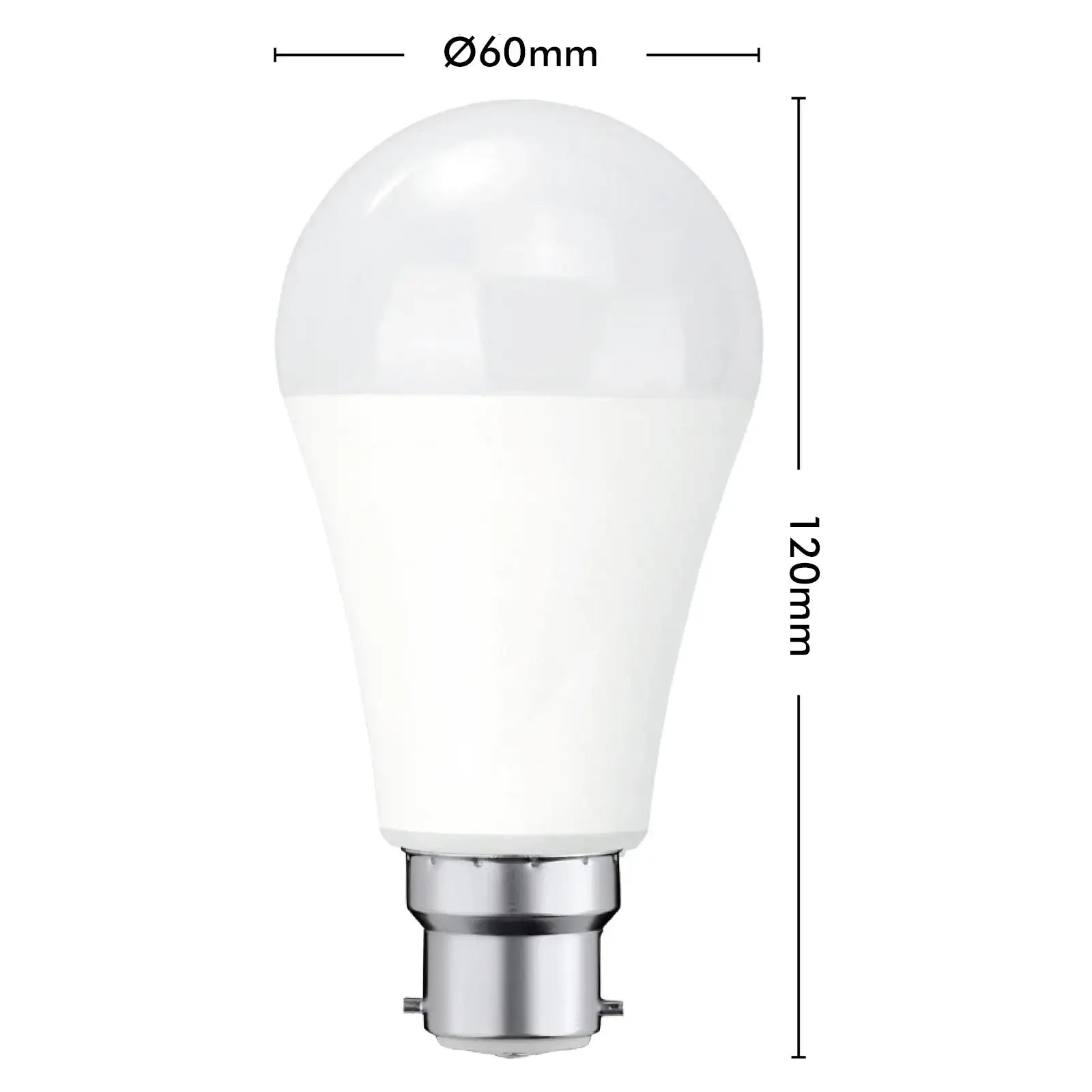 Smart B22 LED light globe with RGB, CCT control, app dimmable, Grid Connect, voice assistant ready