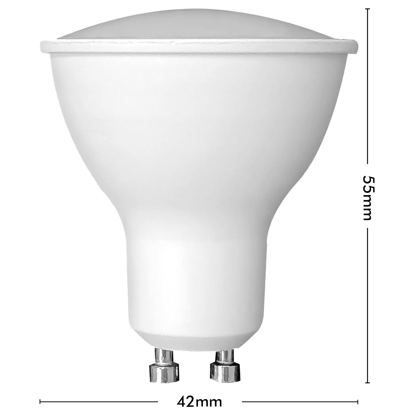 Arlec White Grid Connect Smart GU10 LED 420lm 5.5W RGB CCT Colour Mode Globe