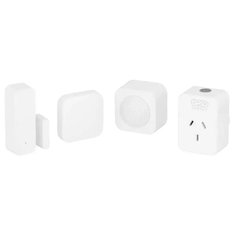 Smart home control kit with sensors, Wi-Fi automation, Grid Connect app, compatible with Alexa and Google