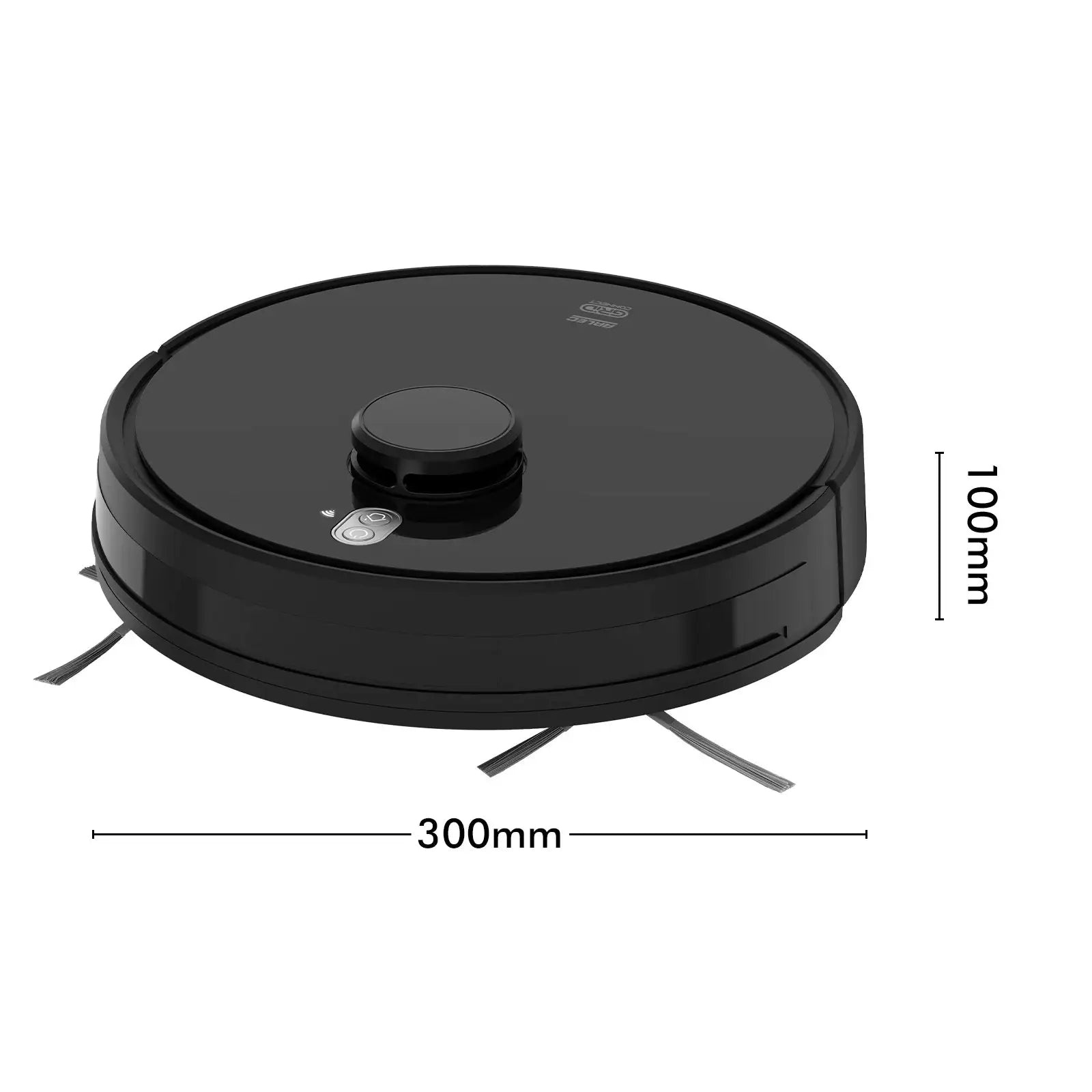 Smart robotic vacuum with laser navigation, app and voice control, 2500Pa suction, mopping function, and virtual wall support