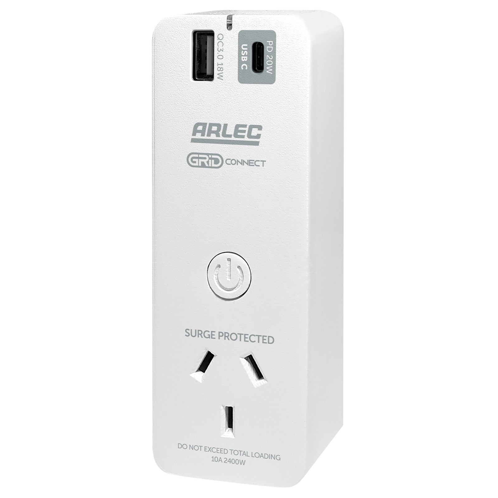 Arlec Grid Connect Smart Plug Socket with USB PD20W and Energy Meter