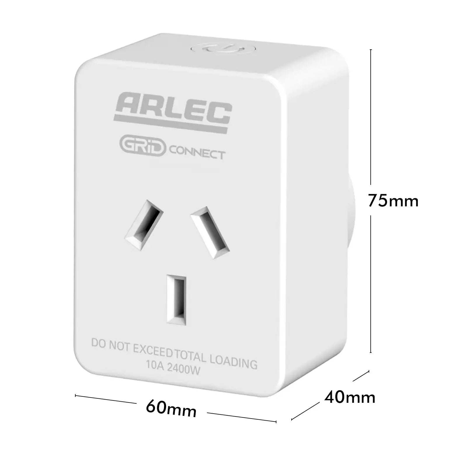 Arlec Grid Connect Smart Socket with Energy Meter 4 Pack for smart home control
