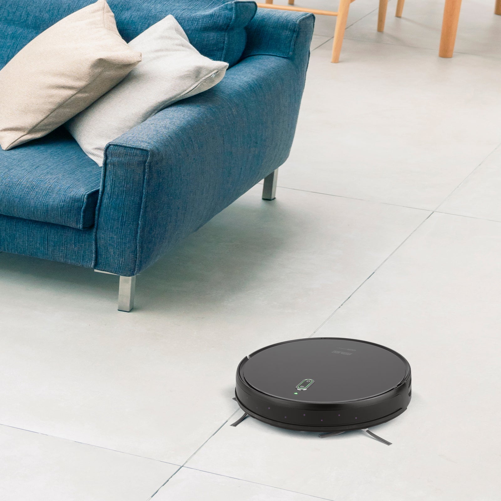 Wi-Fi robotic vacuum cleaner with mop, 1400Pa suction, app and voice control, and up to 110 minutes runtime