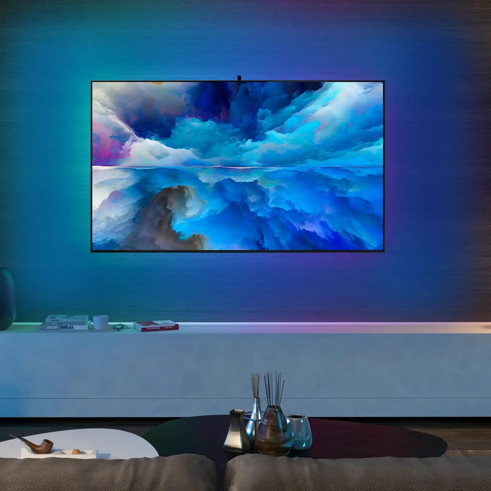 Single color screen sync strip light with USB power, app control, and easy installation for immersive lighting