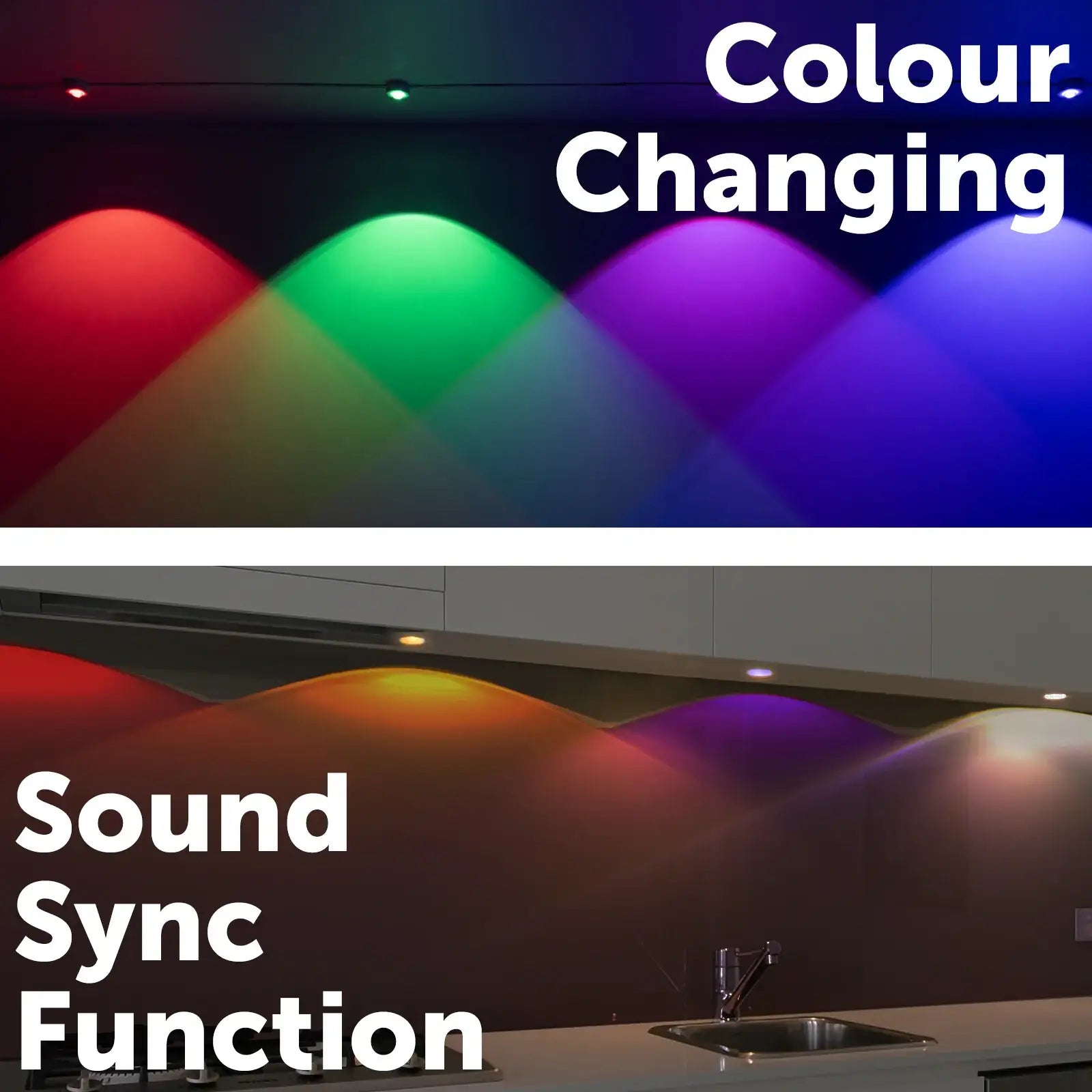 5m RGB CCT smart wall washing lights, Grid Connect app controlled by Arlec