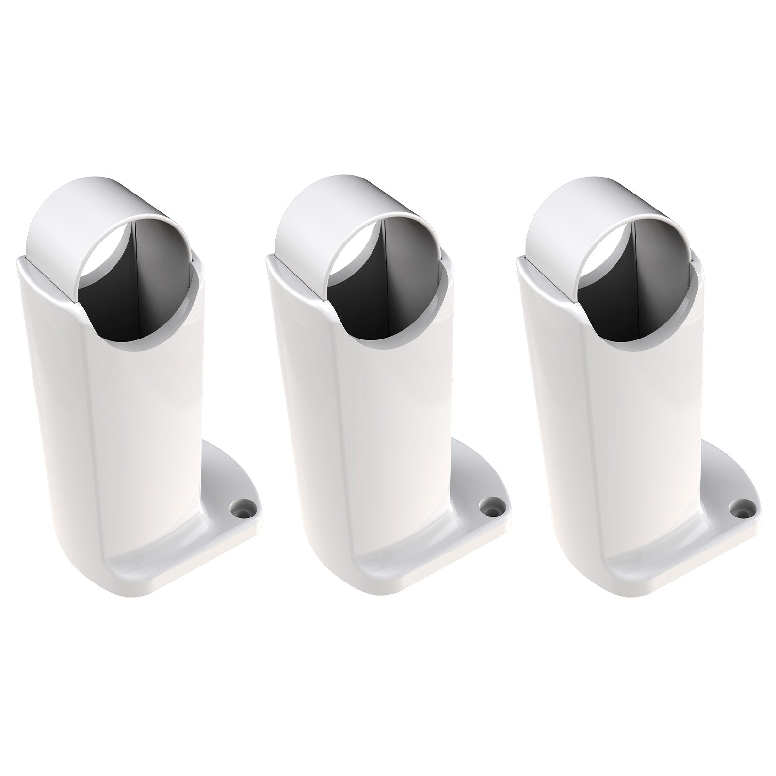 Arlec white heated towel rail bracket kit for seamless installation