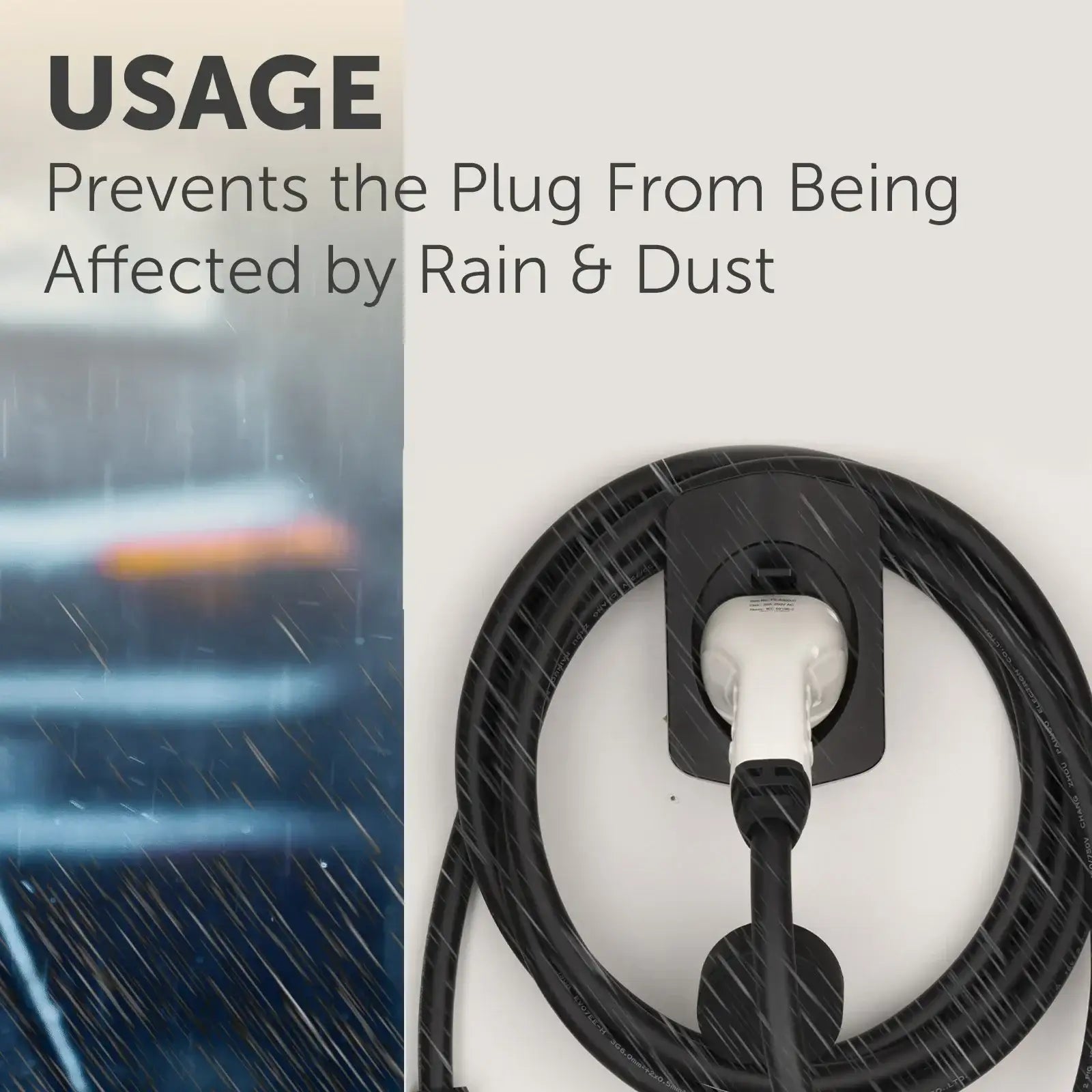 Heavy-duty Arlec EV Charger Cable Holder for organized electric vehicle cable storage, wall-mounted holder