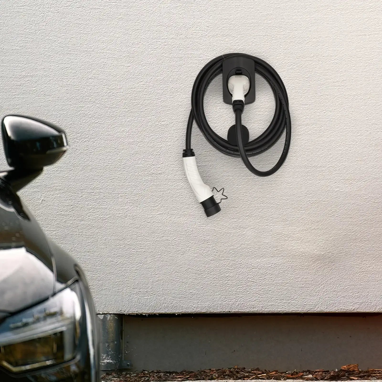 Heavy-duty Arlec EV Charger Cable Holder for organized electric vehicle cable storage, wall-mounted holder