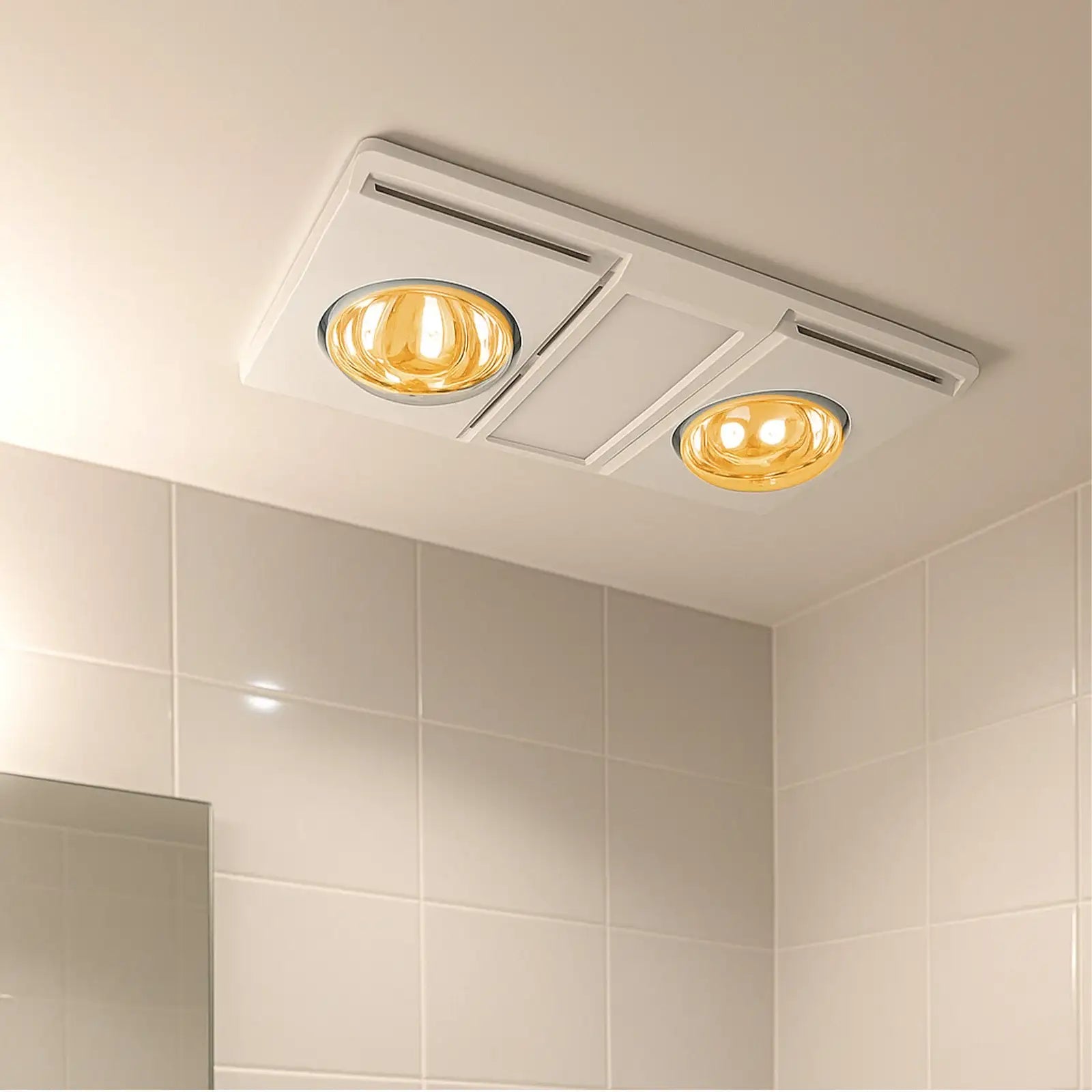 Arlec 275W E27 heat lamp twin pack for bathroom heating and infrared applications