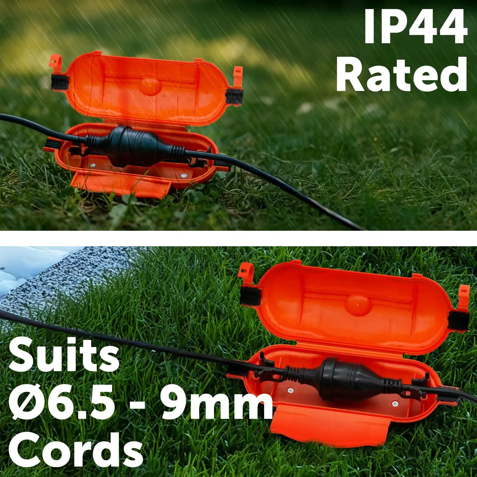 Outdoor IP44 safety box – Arlec weatherproof power protection