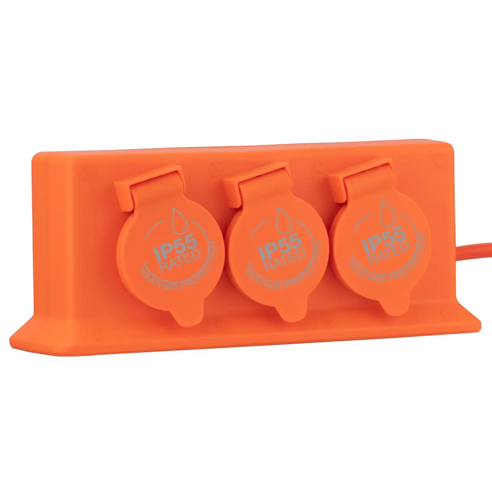 Arlec IP55 6 Outlet Weatherproof Powerboard - waterproof powerboard, 6 outlet extension, outdoor weatherproof board