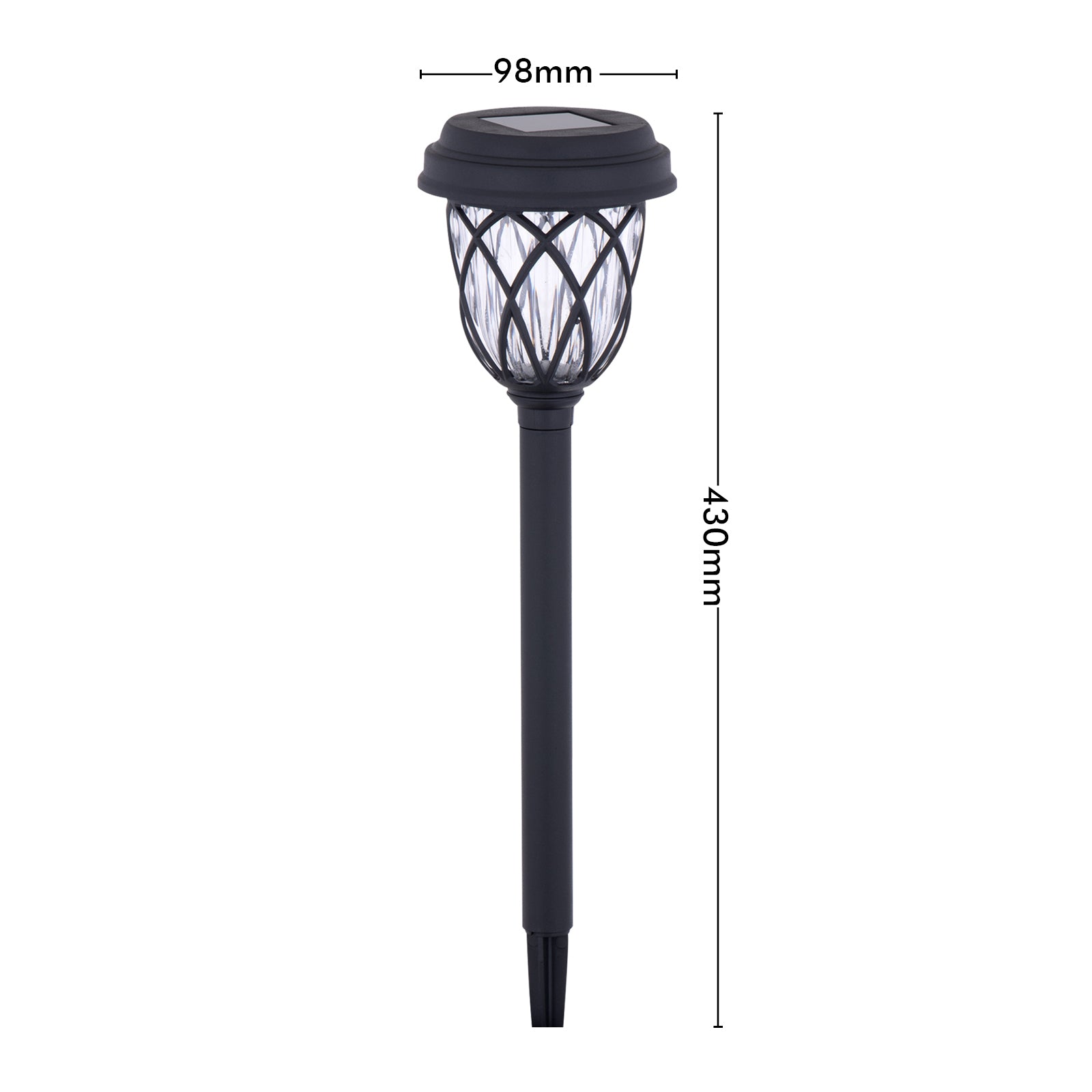 Arlec LED solar garden path light – 5 lumen dusk-to-dawn lighting for walkways with IP44 rating