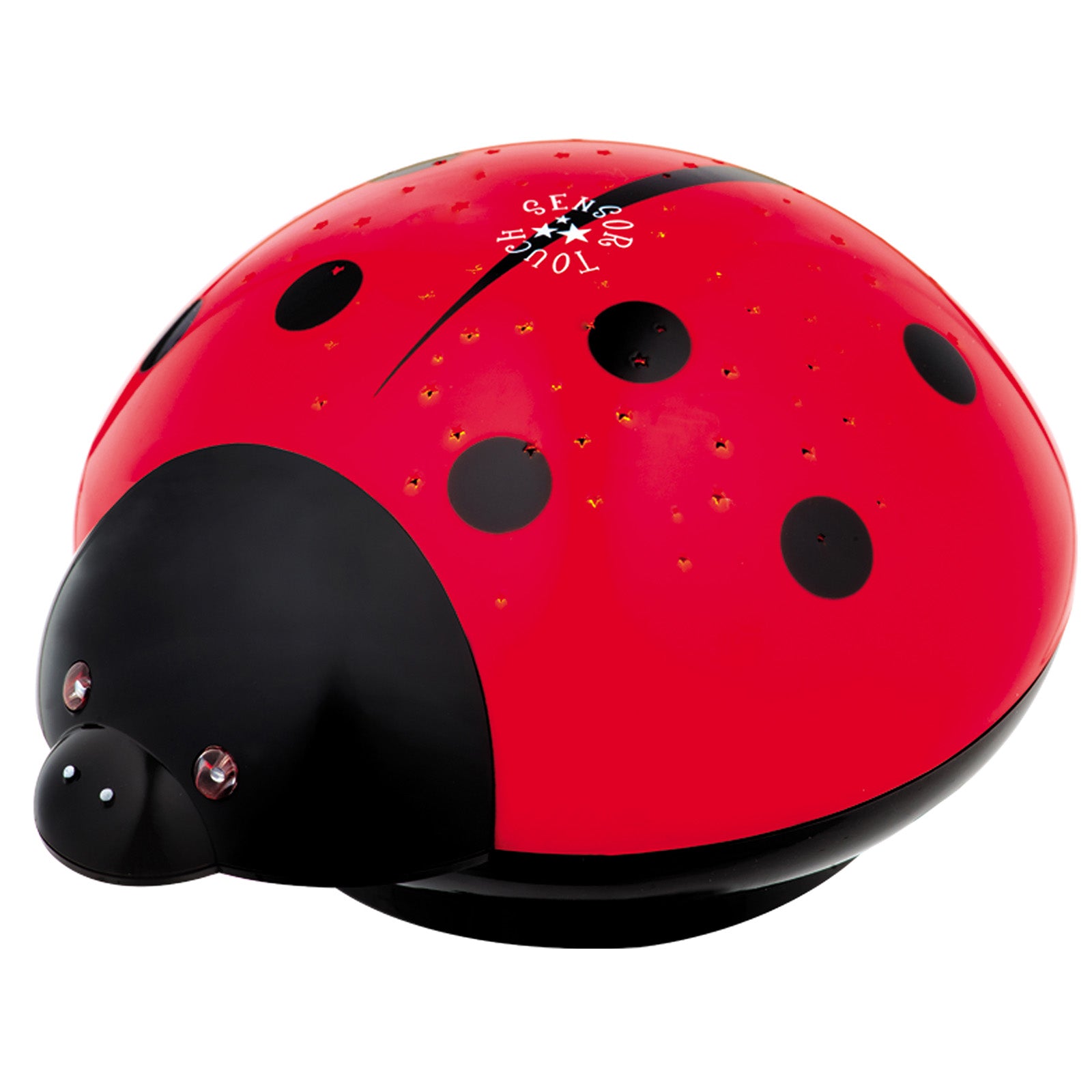 Arlec ladybug LED night light projector with colour-changing stars and auto-off timer