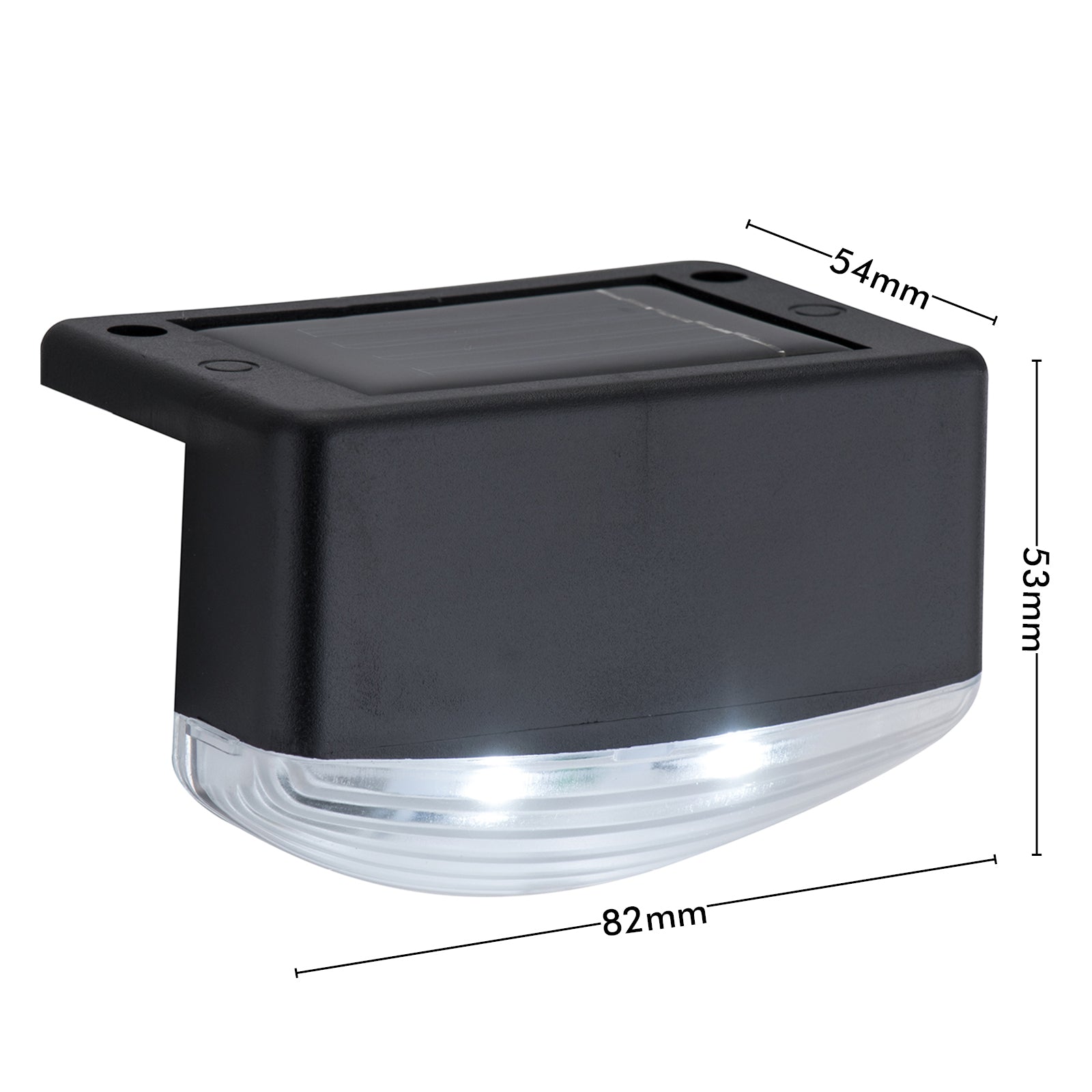 Arlec LED Solar Fence Light - 4 Pack - solar powered light, energy efficient LED