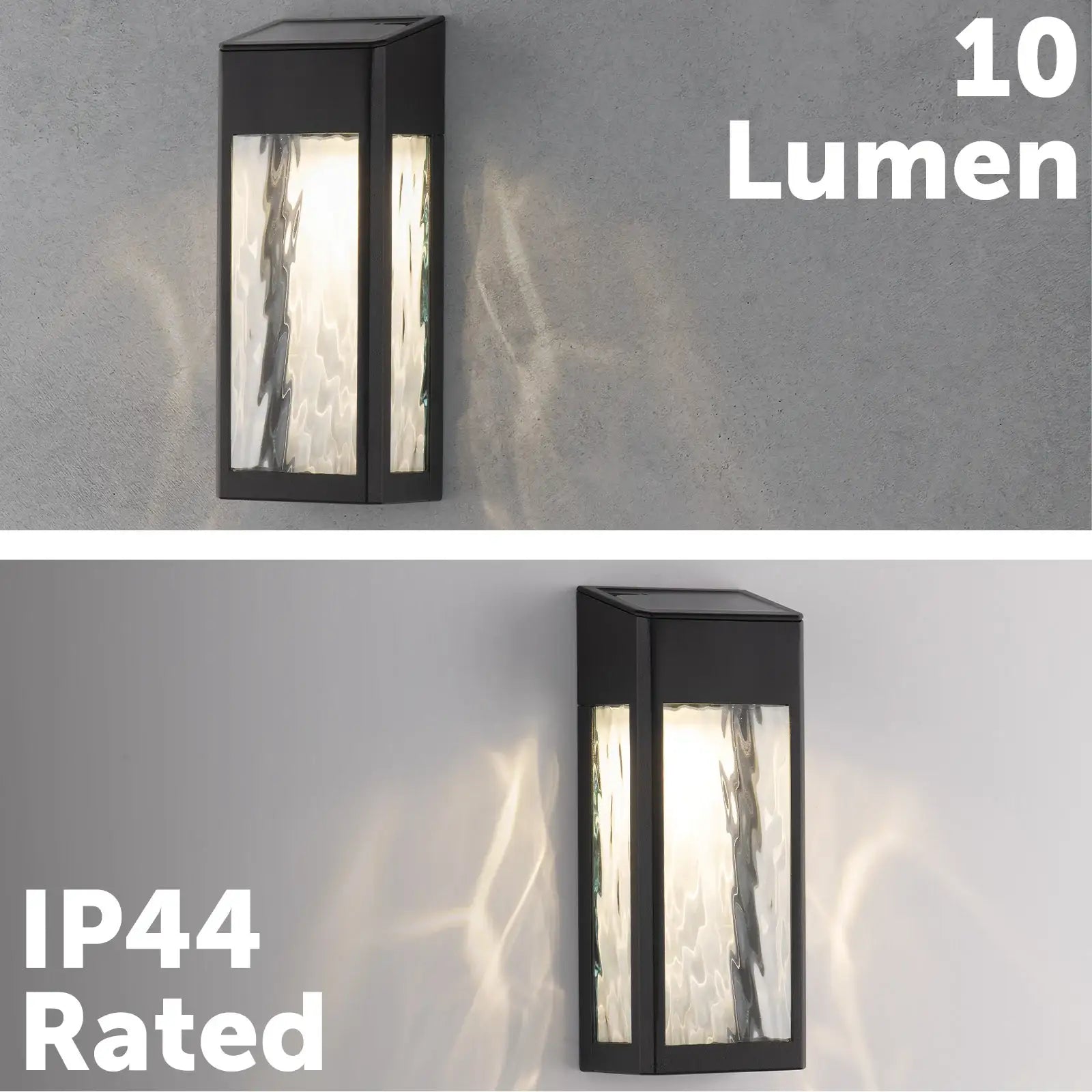 Arlec LED Wave Glass Effect Accent Solar Light - solar powered light, energy efficient LED