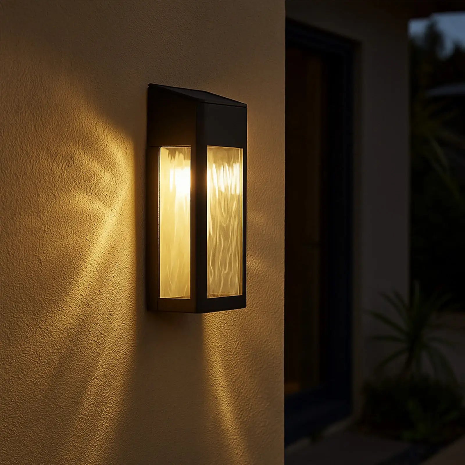 Arlec LED Wave Glass Effect Accent Solar Light - solar powered light, energy efficient LED