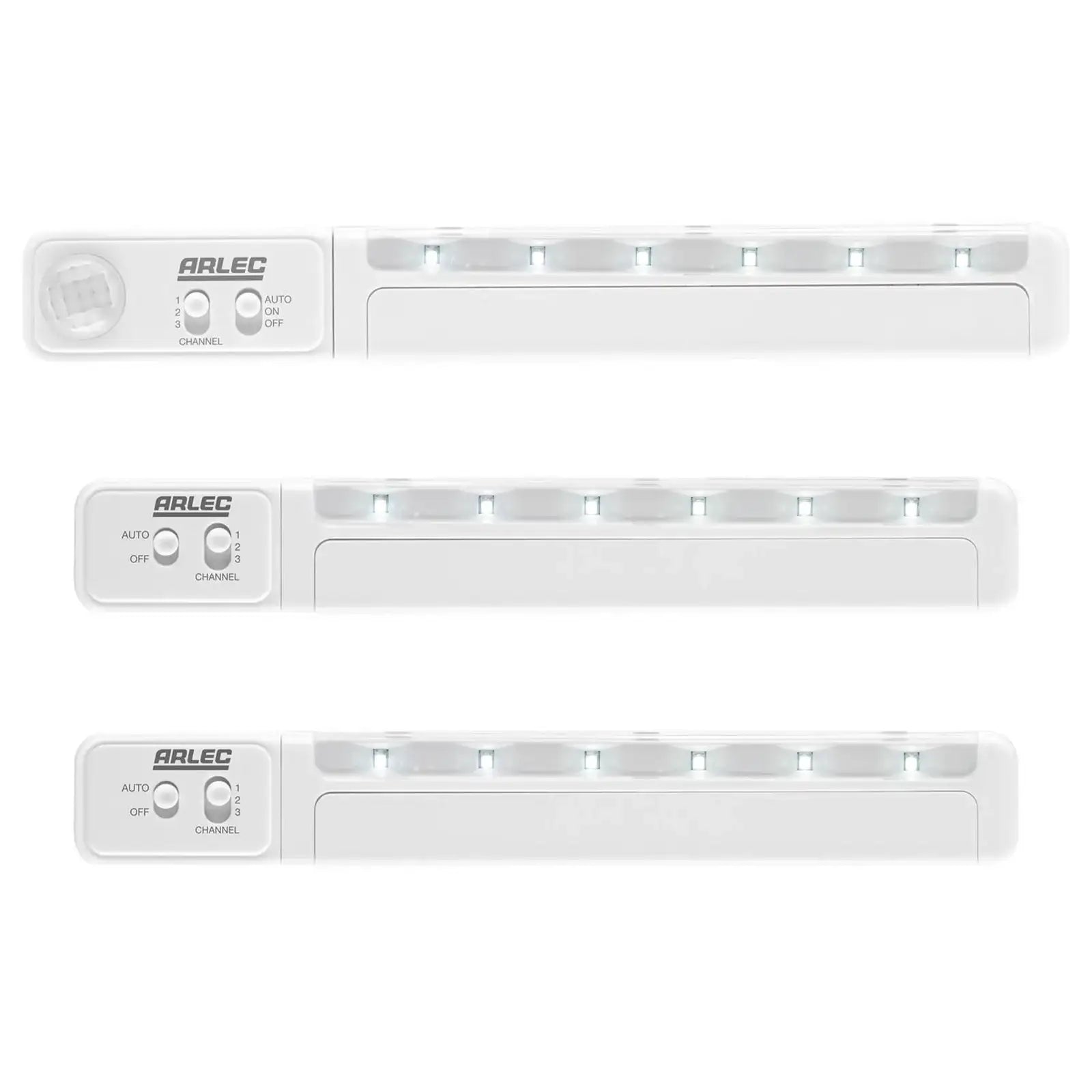 Arlec wireless linkable LED sensor light kit, battery-powered motion-activated lighting
