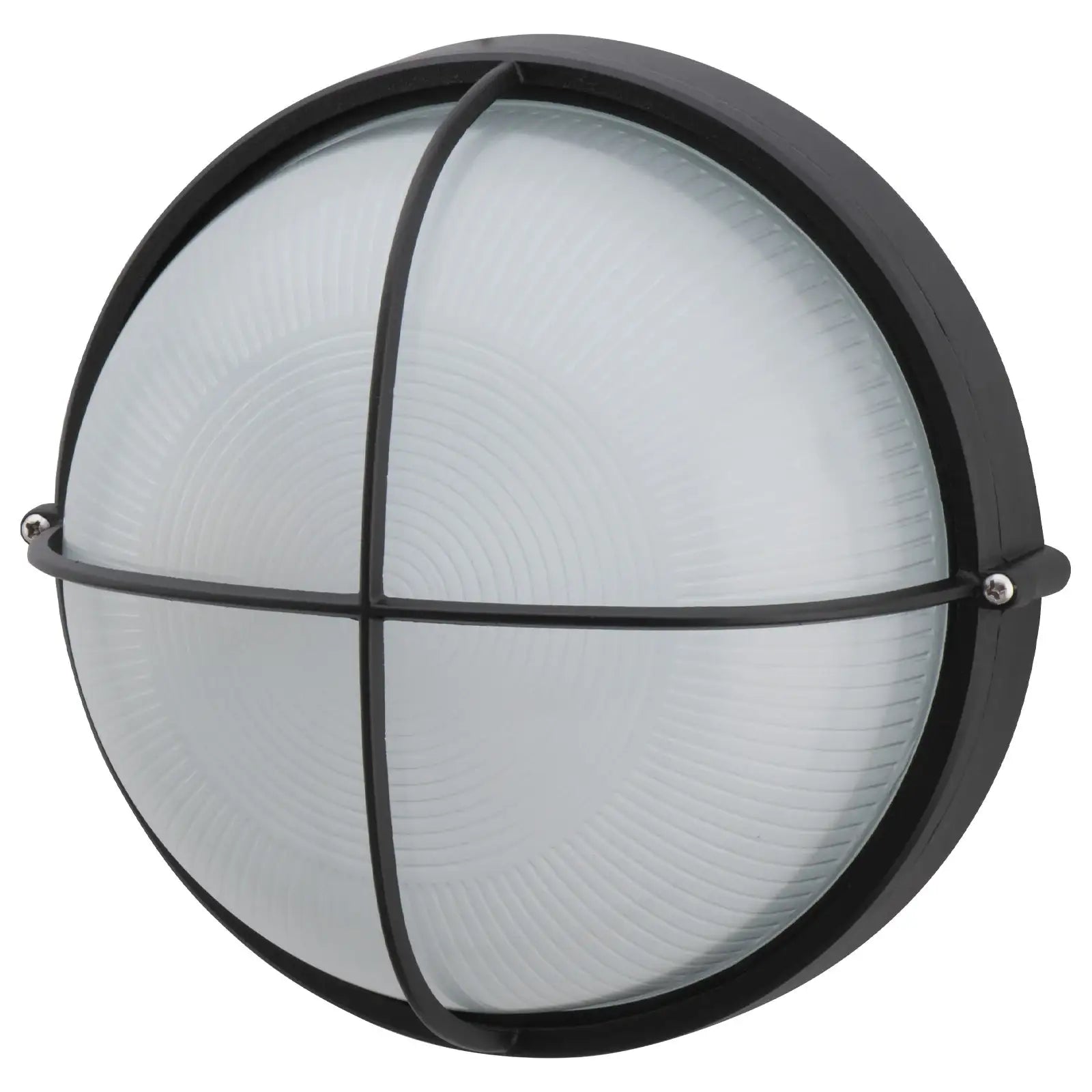 Arlec Large Kent Aluminium Bunker Light - bunker wall light