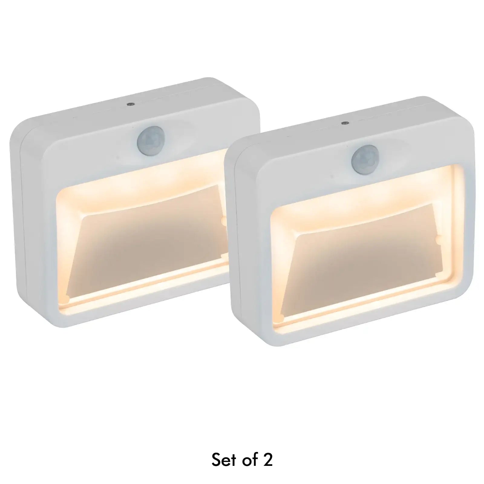 Arlec linkable sensor nightlights twin pack, wireless LED lights for hallways & bedrooms