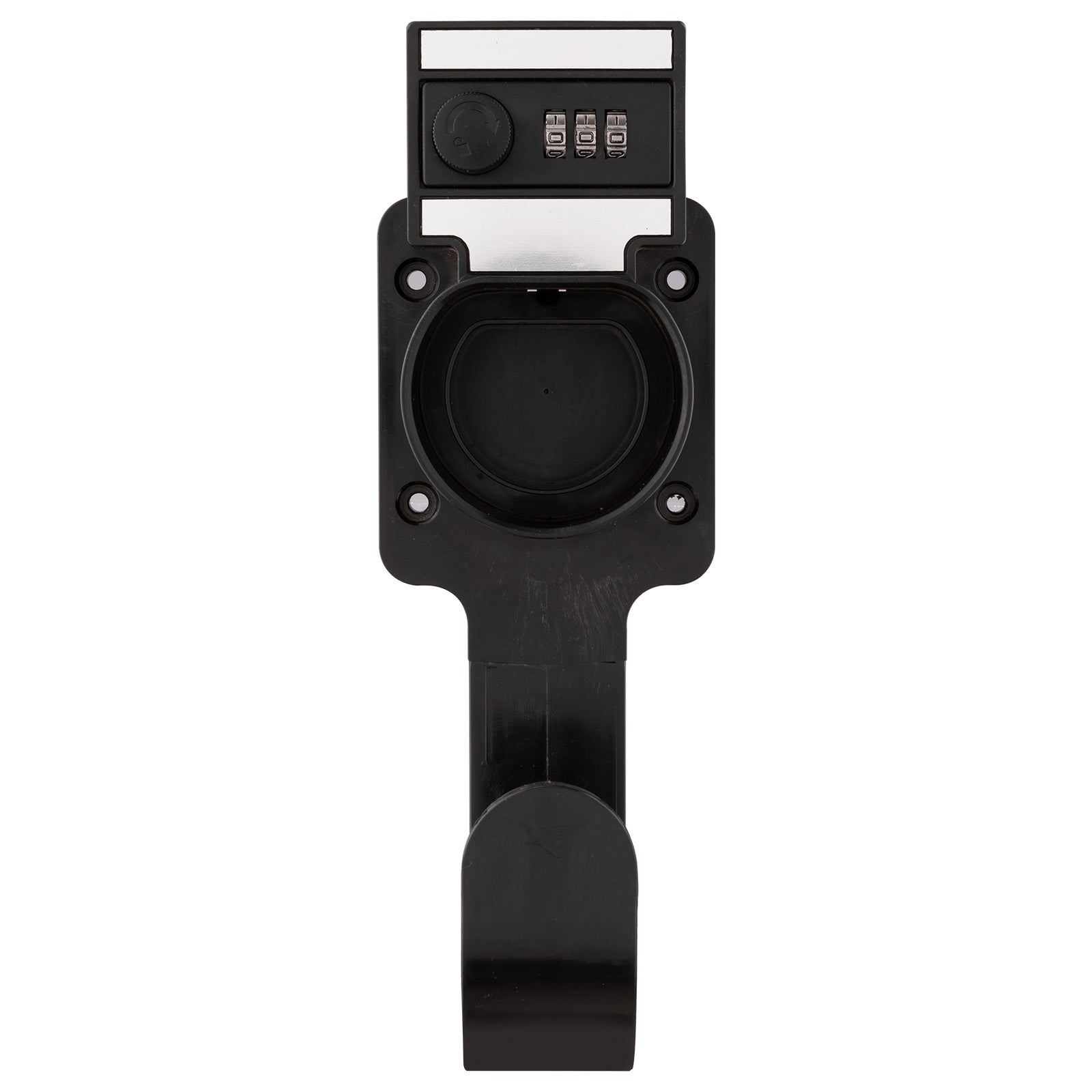 Lockable EV Charger Cable Holder by Arlec, secure wall-mounted storage for electric vehicle cables