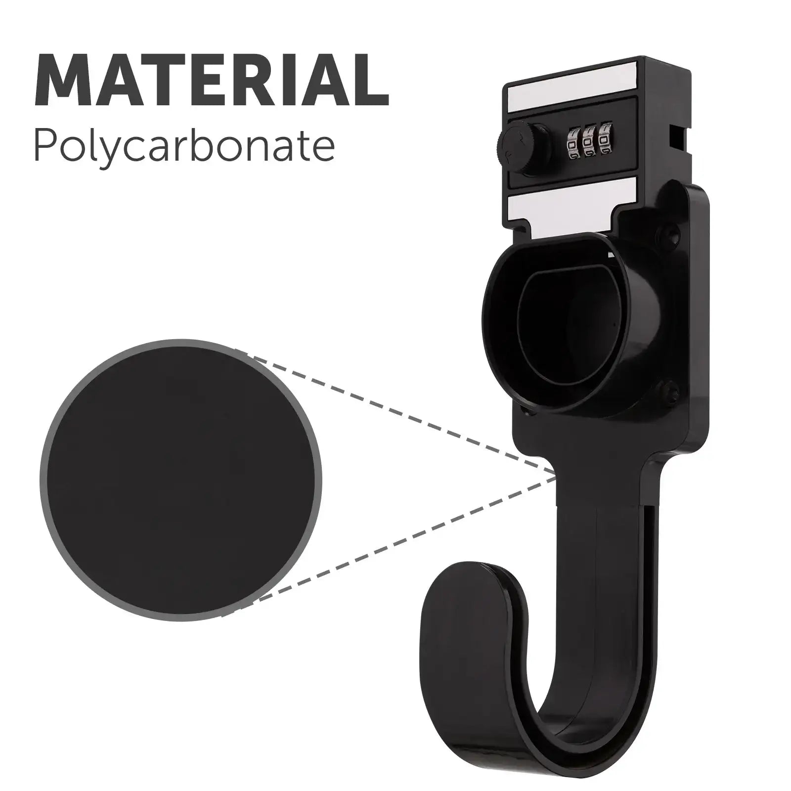 Lockable EV Charger Cable Holder by Arlec, secure wall-mounted storage for electric vehicle cables