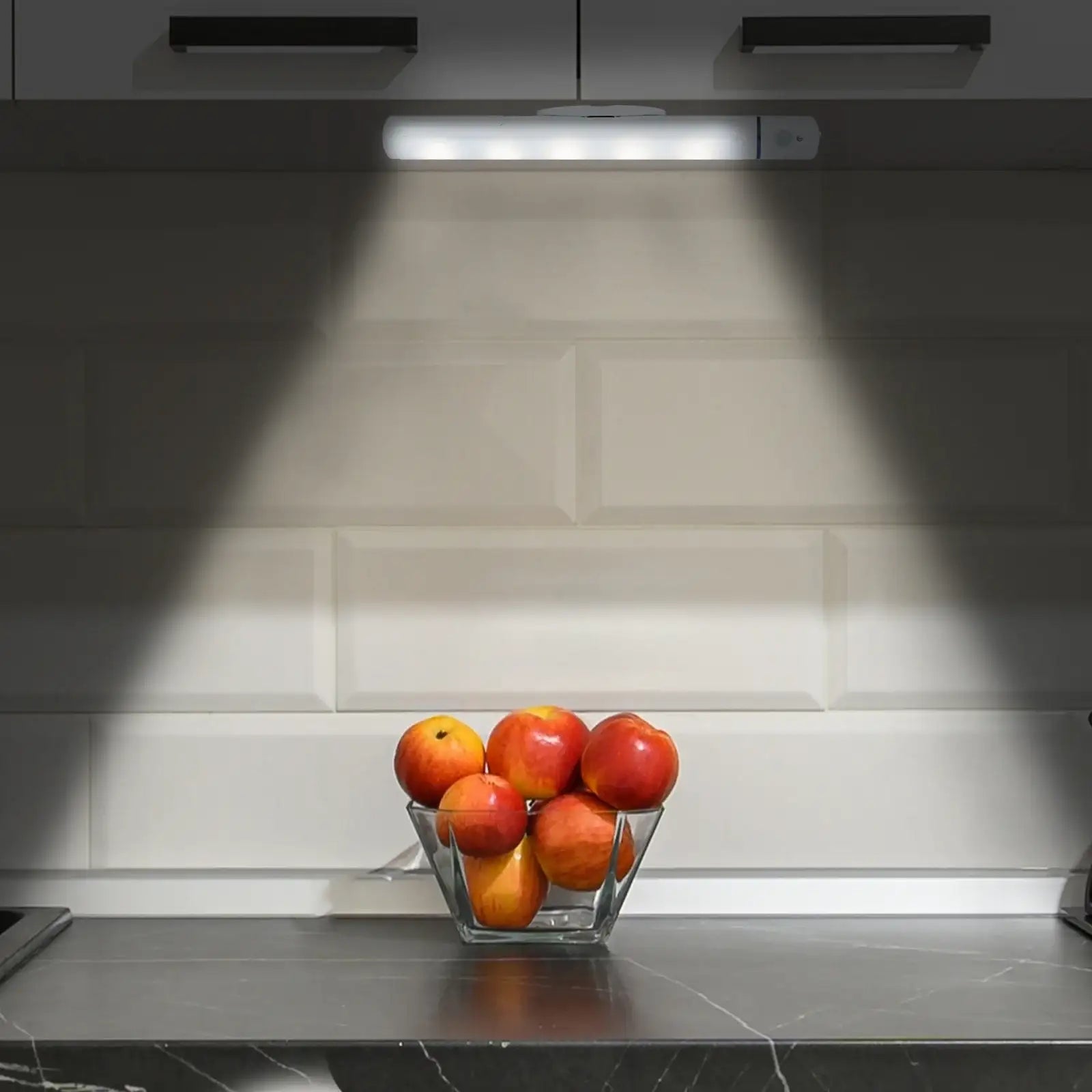 Arlec PIR motion sensor LED light, magnet mount rechargeable bar, battery powered strip light