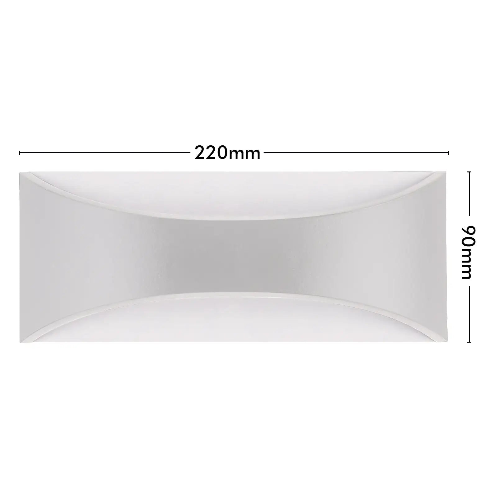 Arlec Marina CCT LED Exterior Wall Light White - exterior wall light, energy efficient LED, CCT selectable light