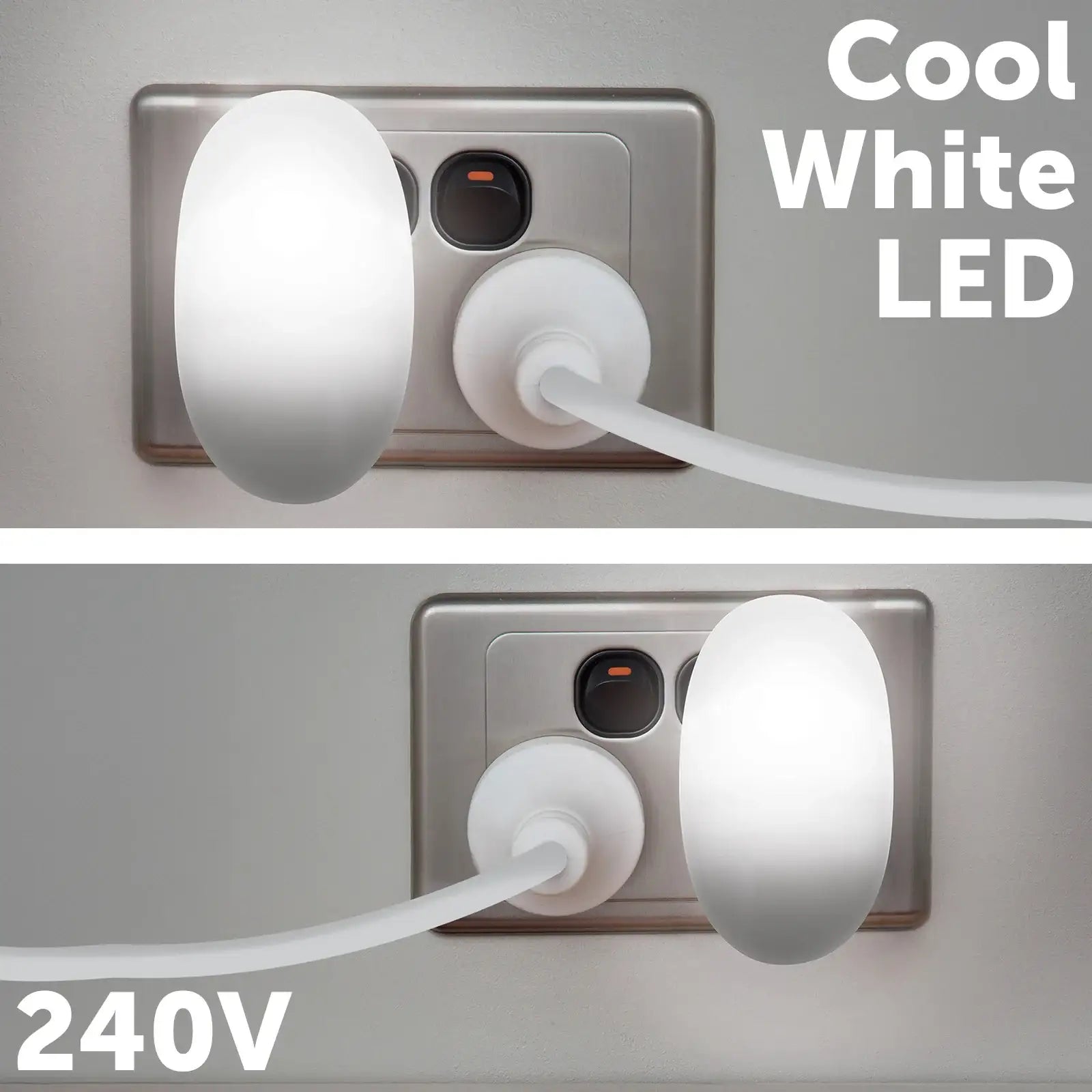 Arlec mini plug-in LED nightlight 3 pack with slim design and energy-saving light