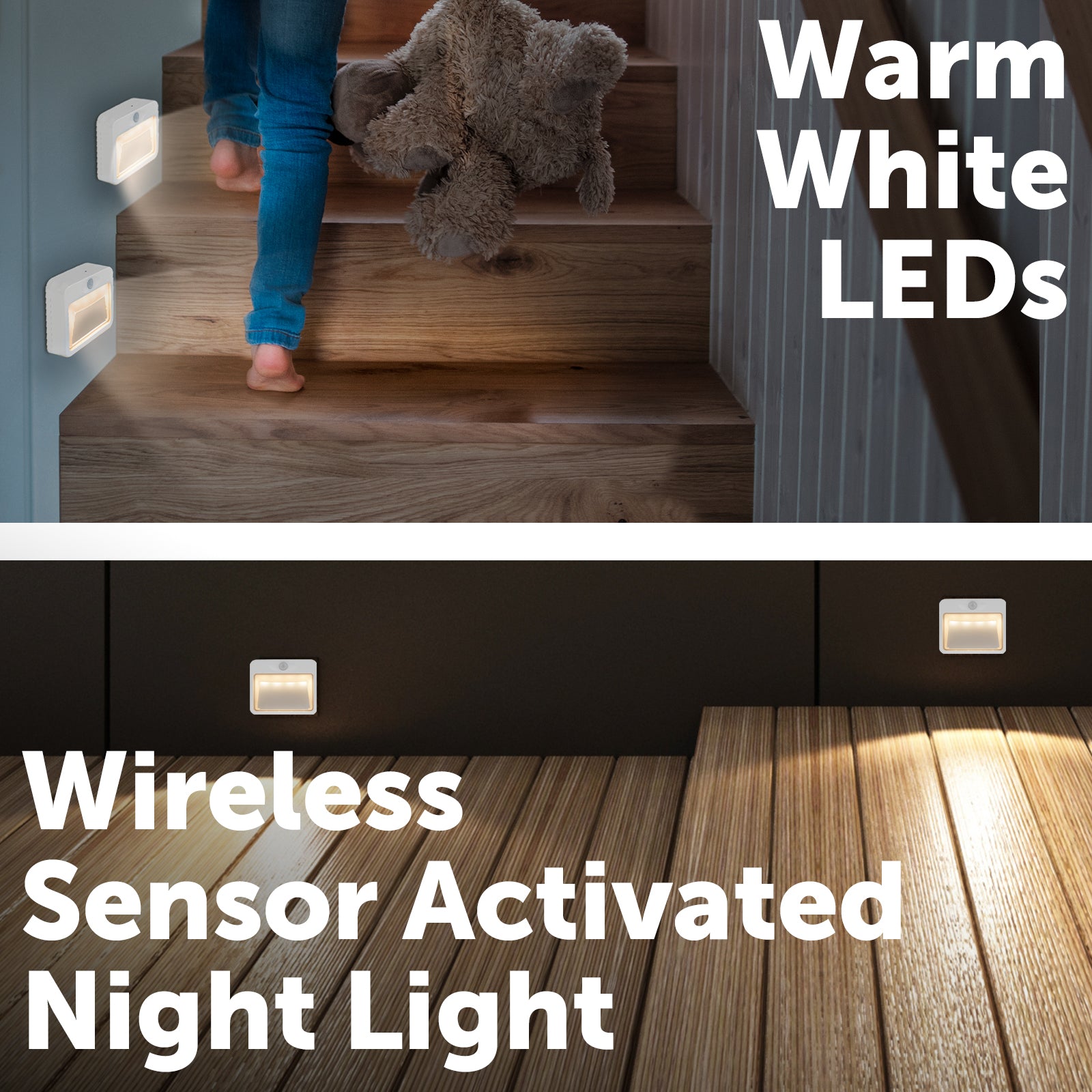 Arlec rocket-themed motion sensor night light with colour changing LED for kids