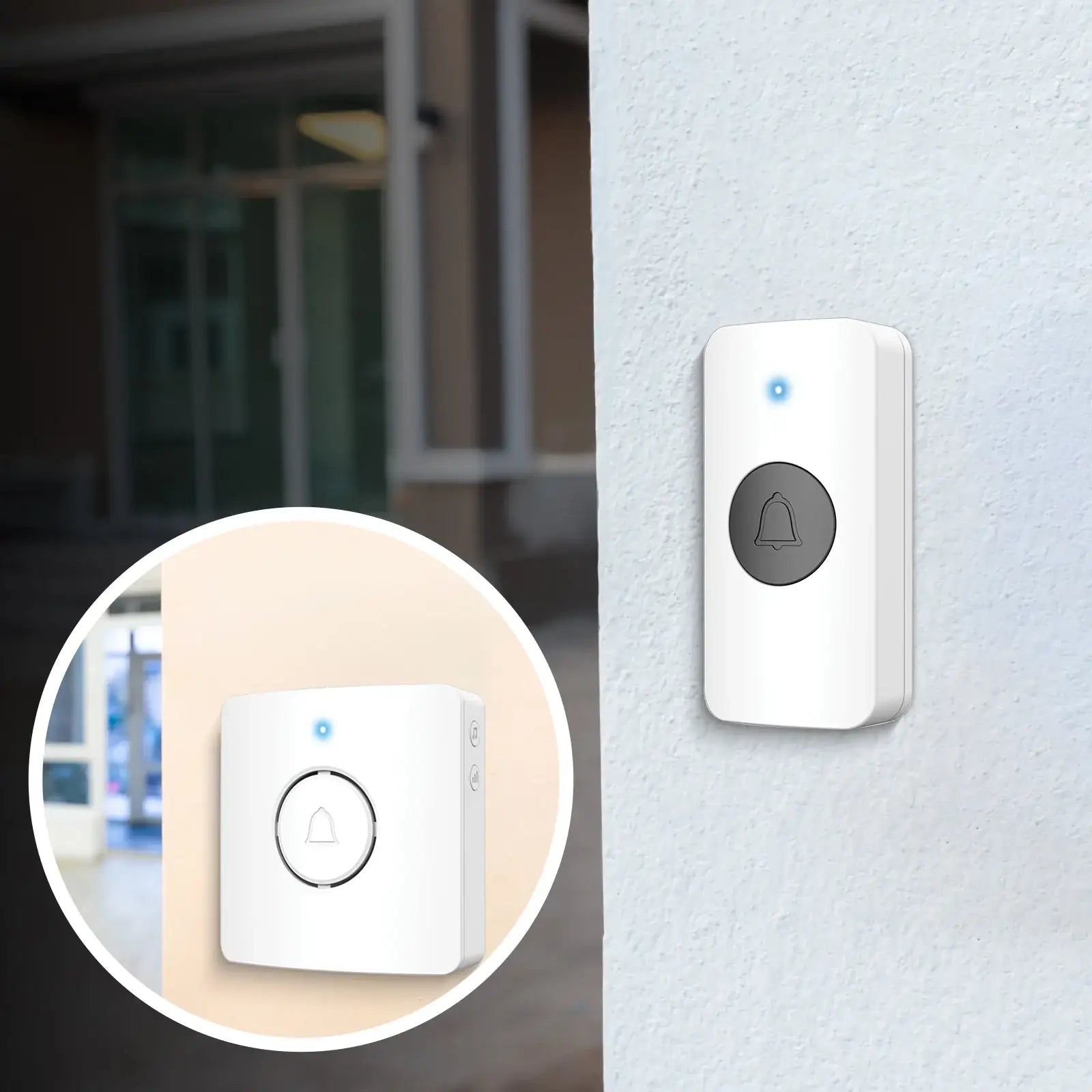 Arlec Premium 38 Sound Battery Powered Wireless Door Chime – wireless door chime, smart doorbell chime, battery powered doorbell