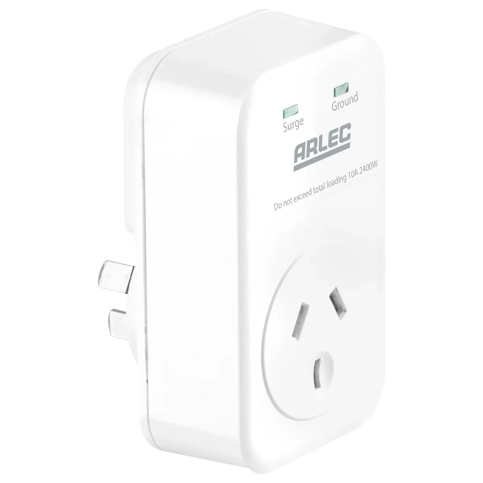 Premium 1 outlet surge protector adaptor for home appliances – Arlec with 1800 Joules protection
