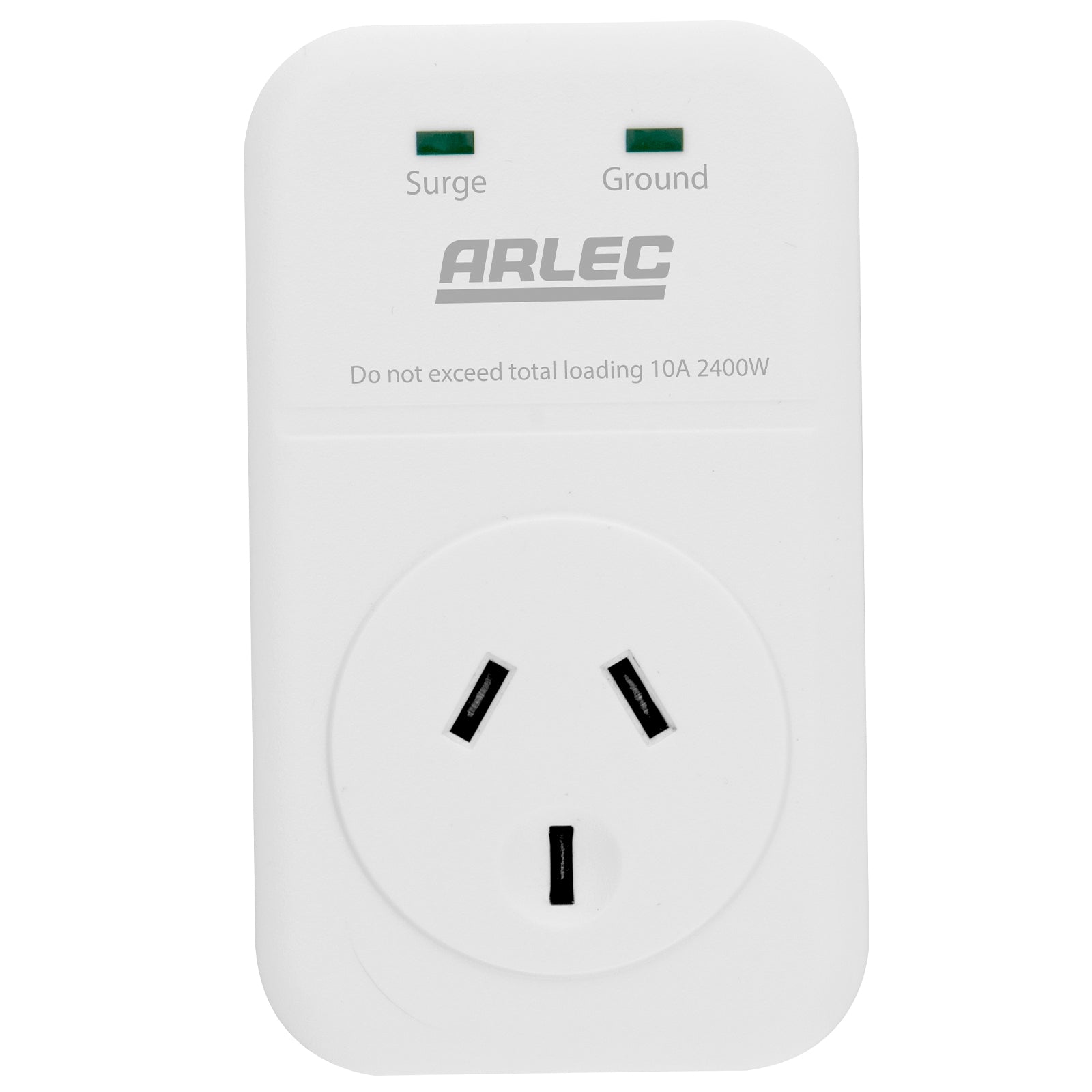 Premium 1 outlet surge protector adaptor for home appliances – Arlec with 1800 Joules protection