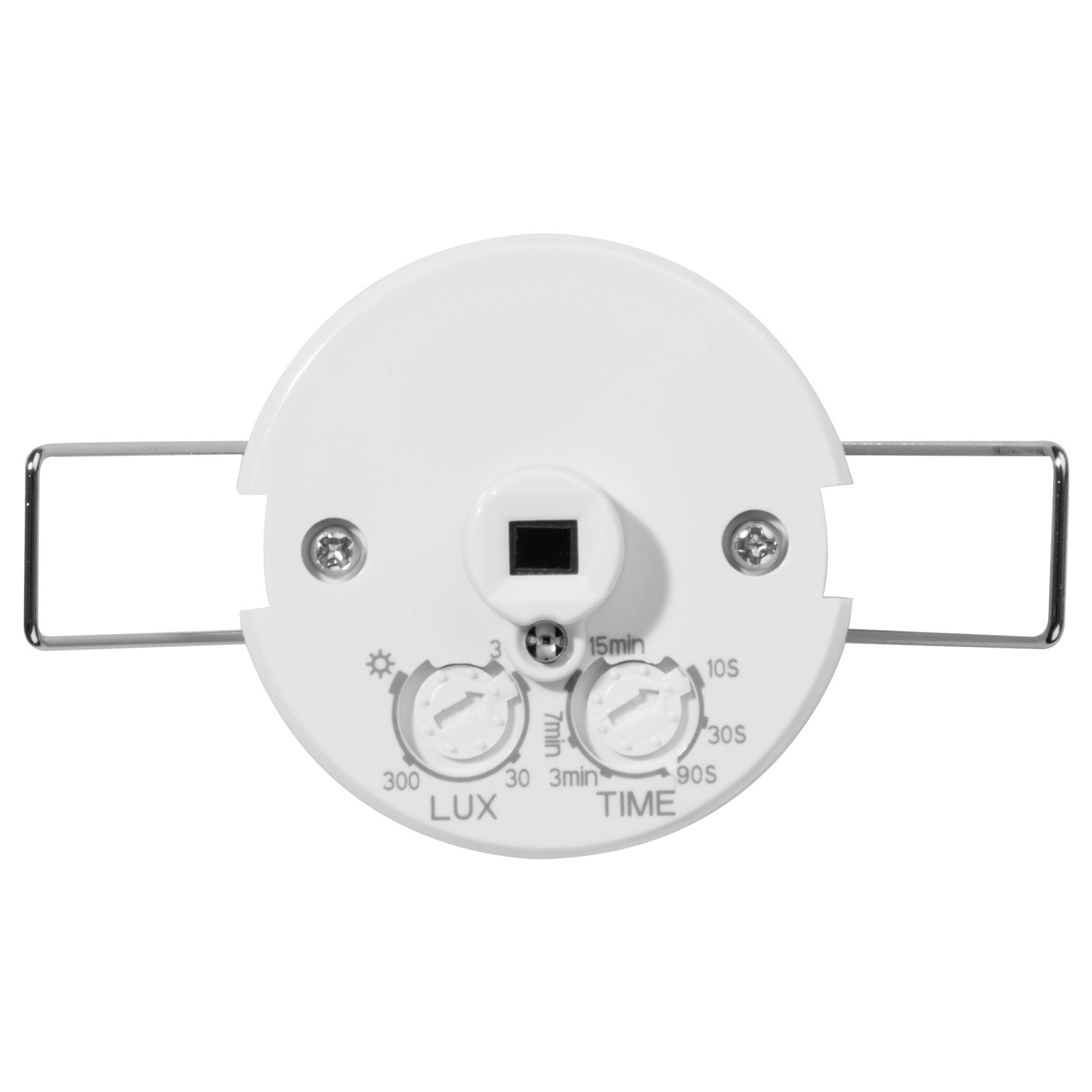 Arlec recessed motion sensor – 360° detection security sensor with adjustable timer, IP20 rating and manual override