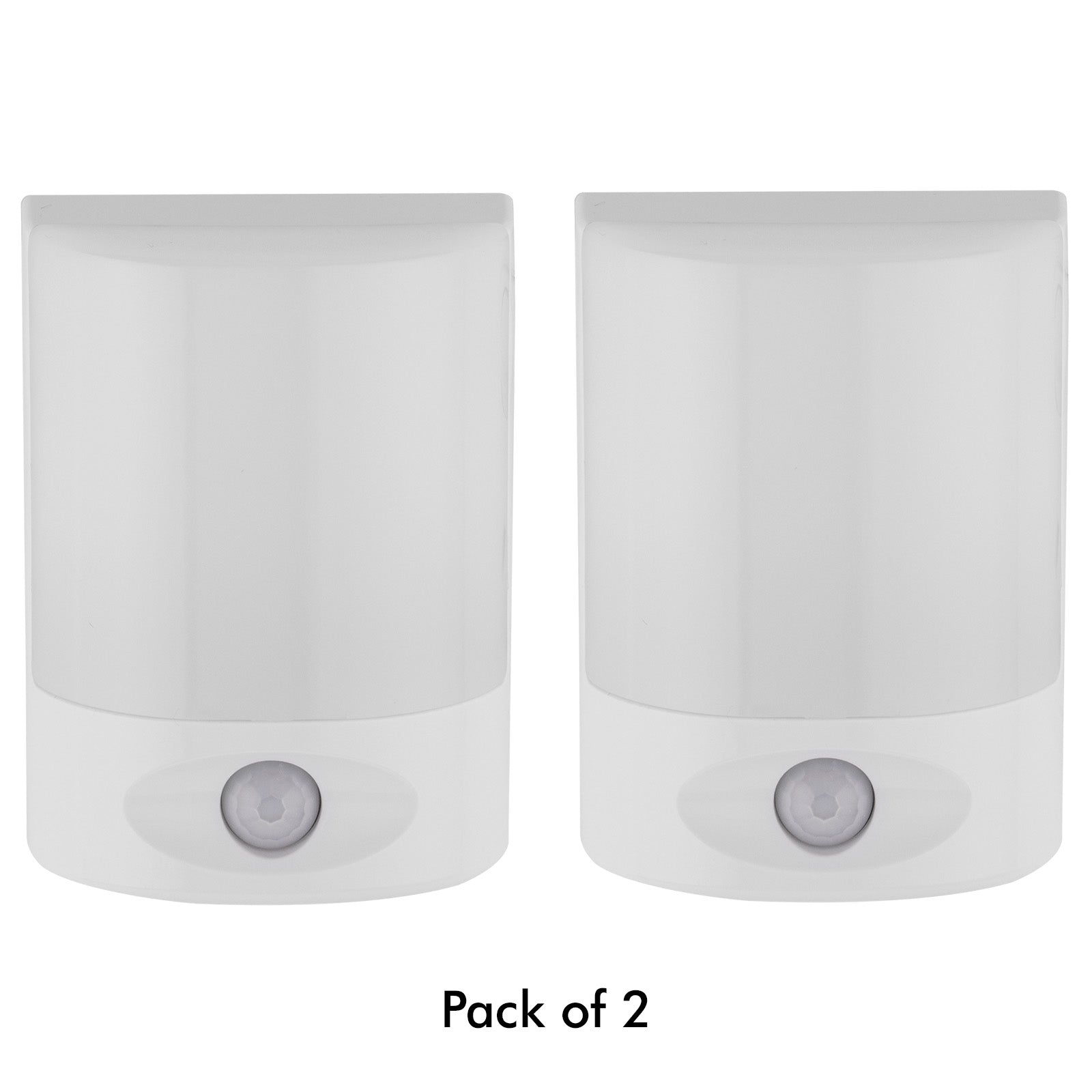 Arlec twin pack rectangle ambient LED nightlights with motion sensor and linkable function