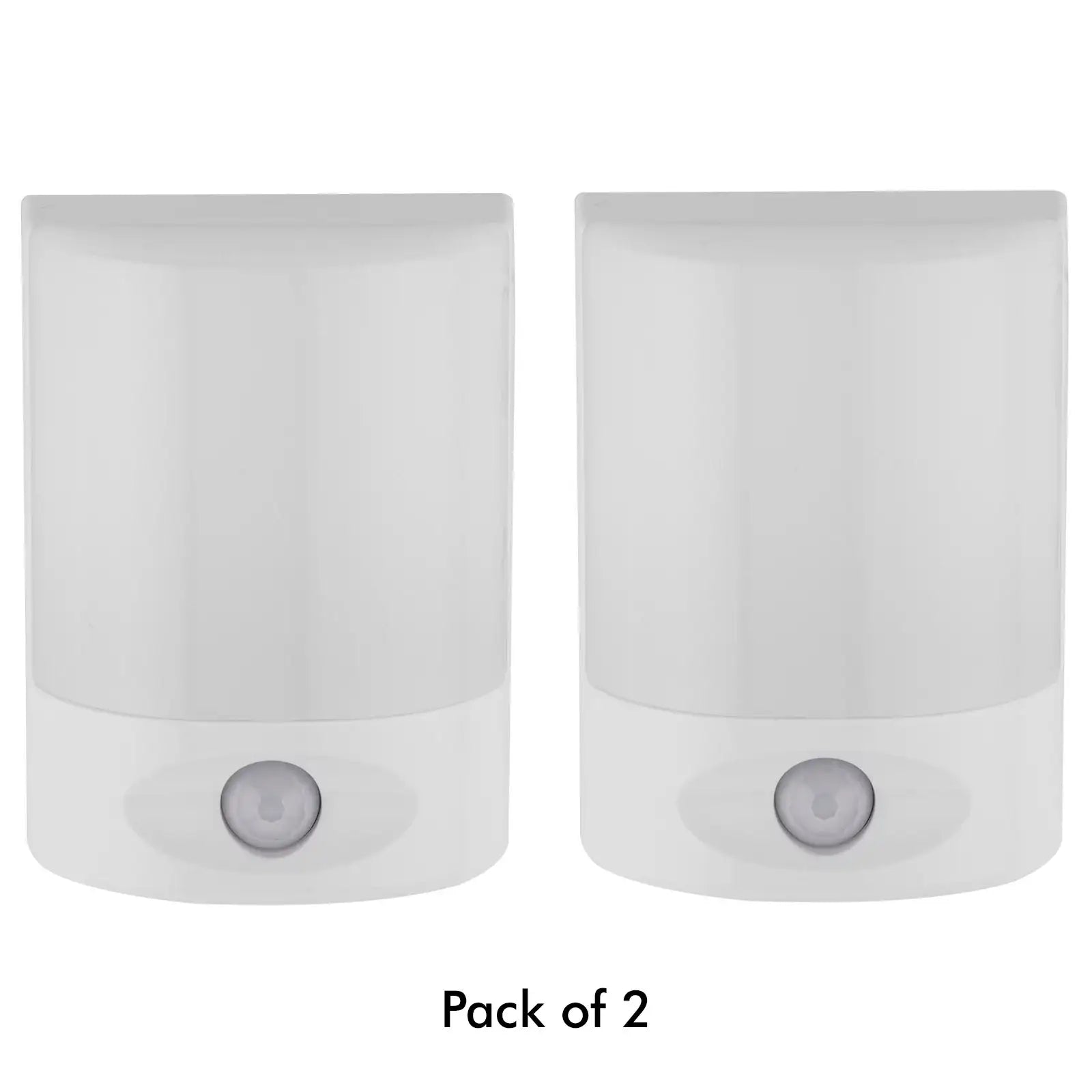 Arlec twin pack rectangle ambient LED nightlights with motion sensor and linkable function