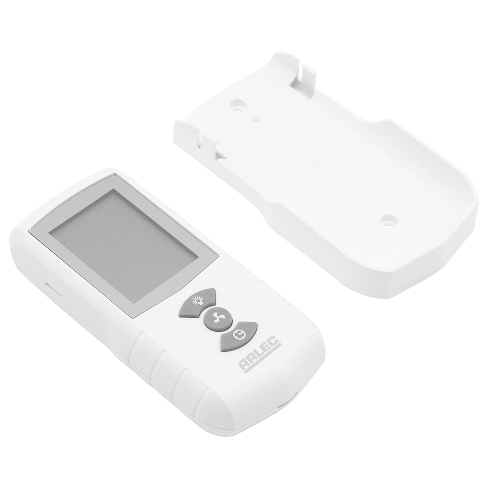 arlec remote control fan kit – universal remote for ceiling fans; fan and light control unit; easy-to-use lcd fan controller