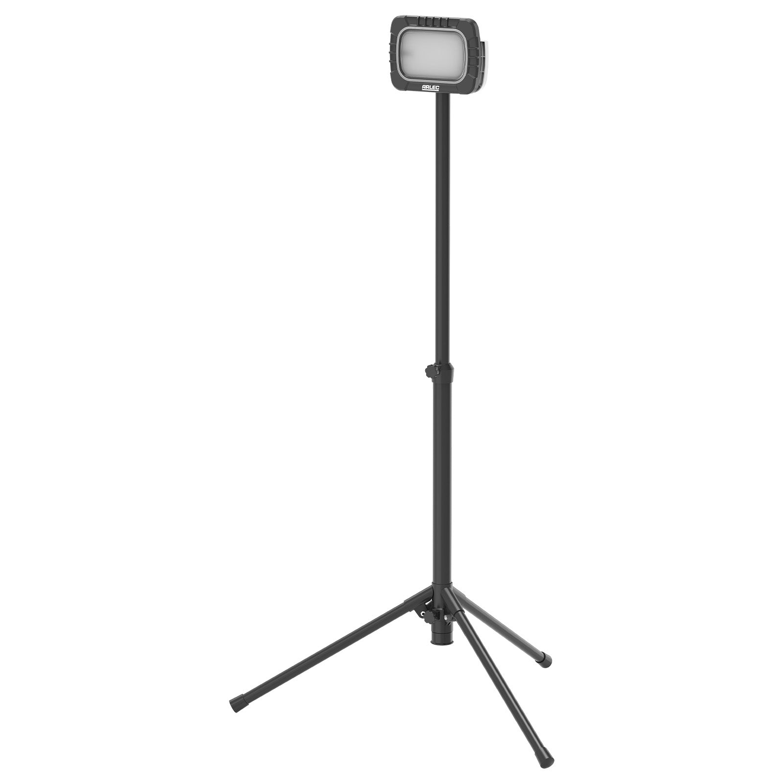 Arlec single-head 1000lm rechargeable tripod work light – USB-C, weatherproof