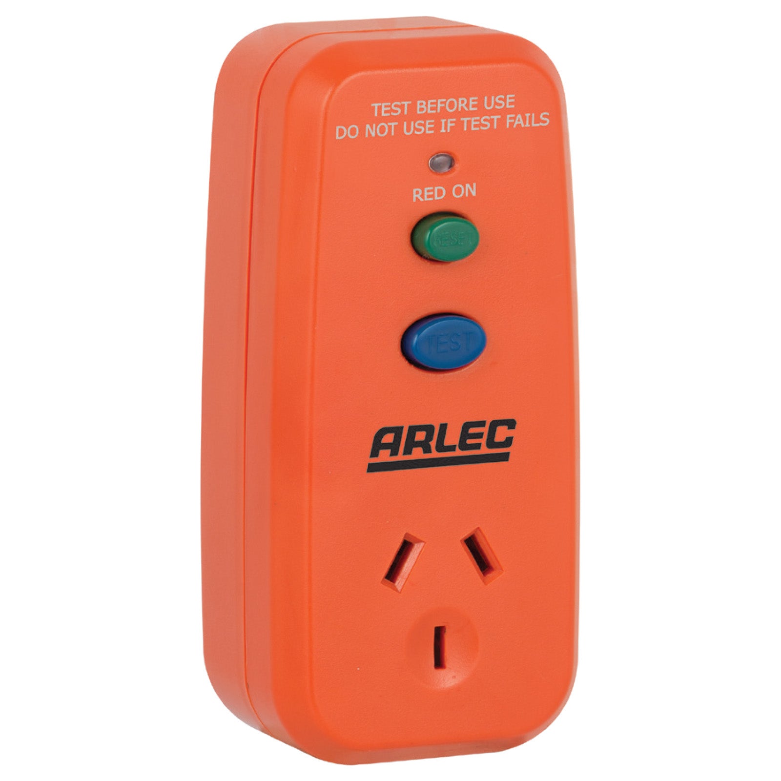 RCD safety switch adaptor for power protection – Arlec plug-in model